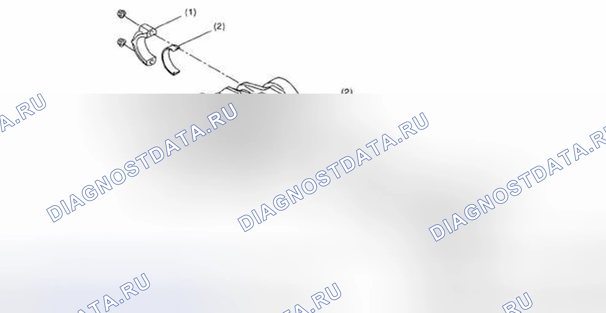 Рис. 194: Разборка компонентов коленчатого вала. Subaru Impreza GD/GC/GG рестайлинг 2