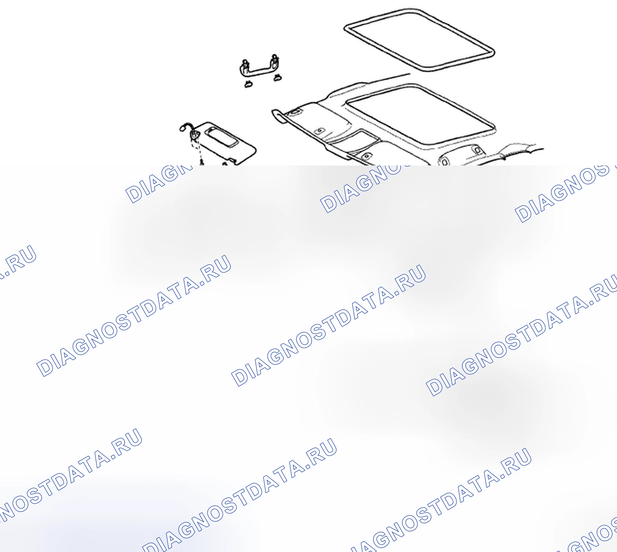 Рис. 55: КОМПОНЕНТЫ. Toyota Avalon XX30 рестайлинг