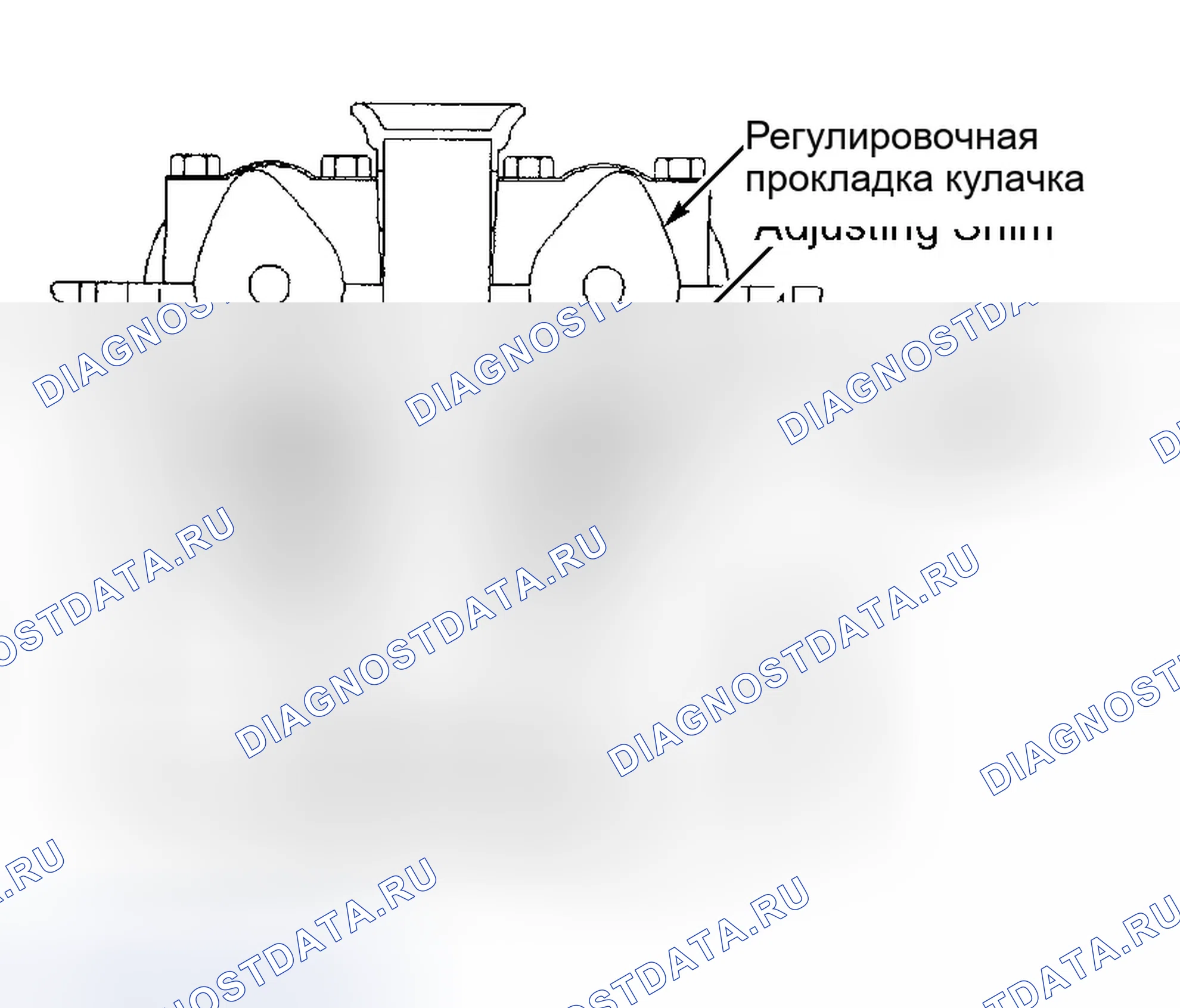 Рис. 5: ЗАЗОР КЛАПАНА (3,2l и 3,5l). Isuzu Axiom I