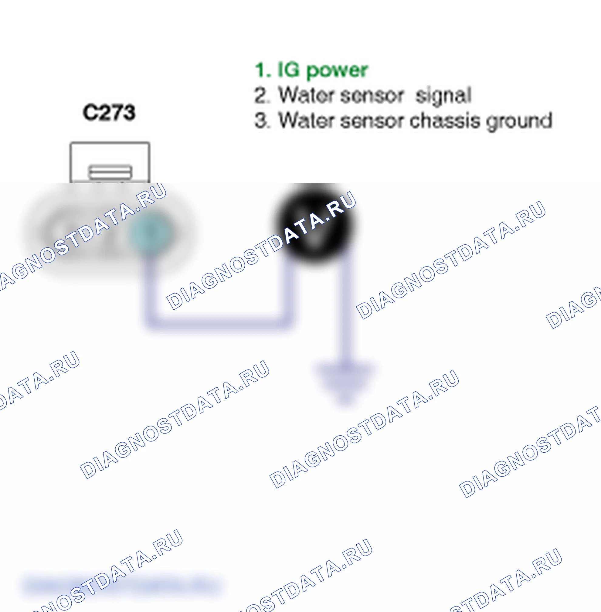 Контроль проводов — P2264. Hyundai Santa Fe CM