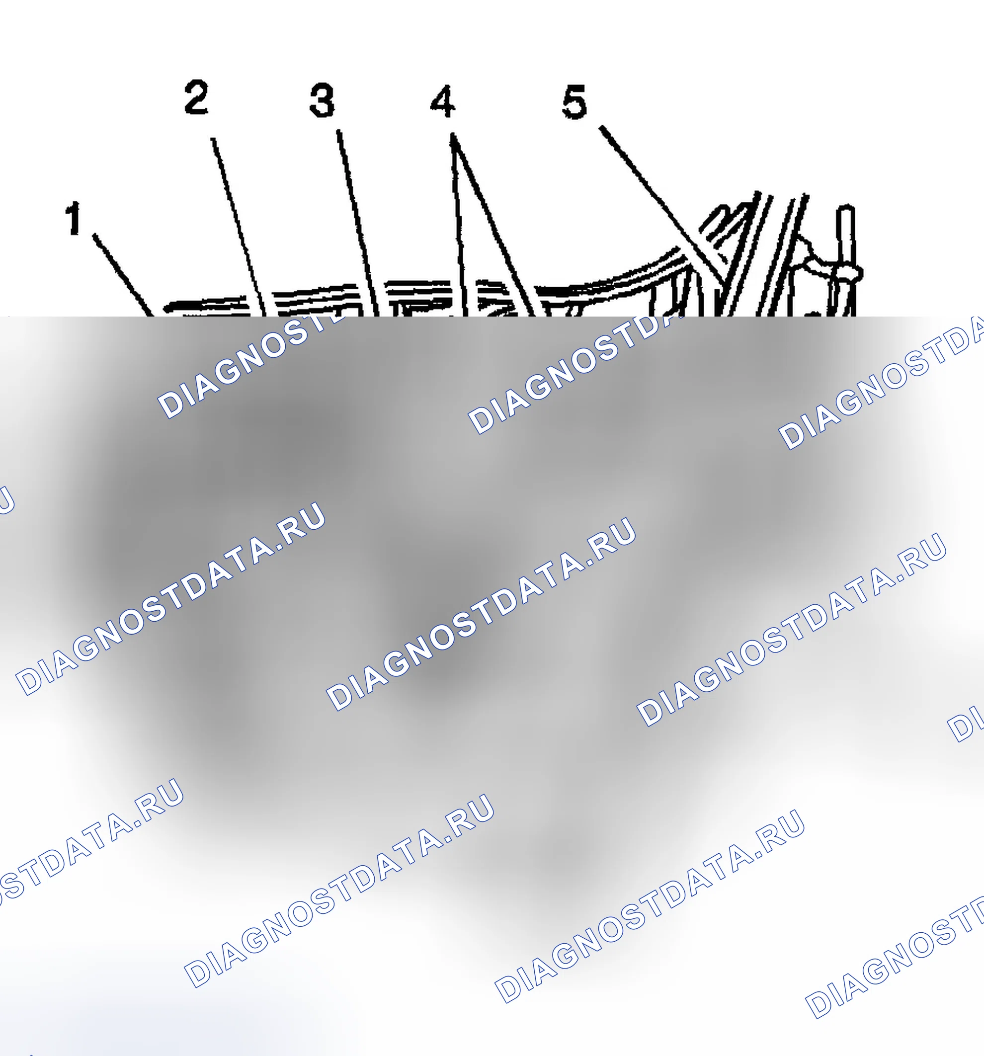 Рис. 2: Процедура демонтажа (3.8L). Chevrolet Impala VIII