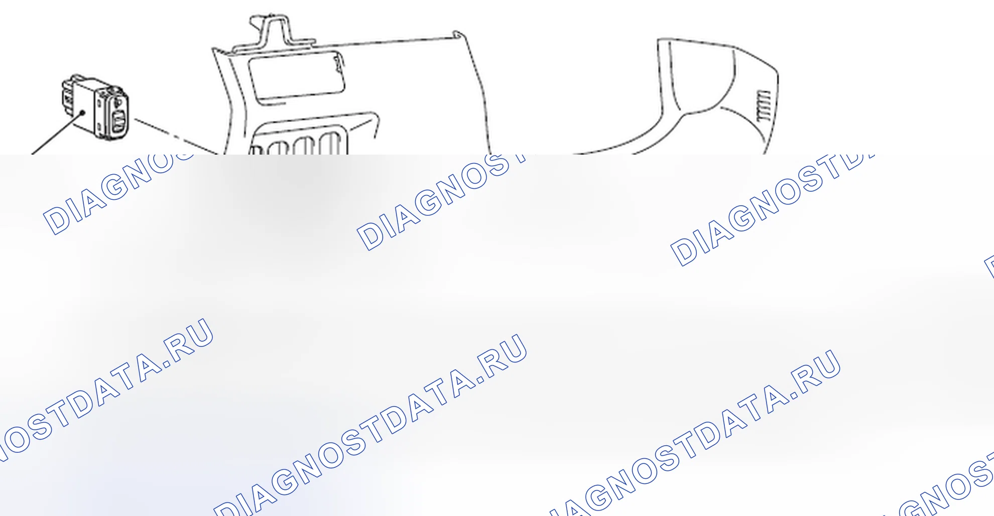 Рис. 56: СНЯТИЕ И УСТАНОВКА ПЕРЕКЛЮЧАТЕЛЯ ВЫРАВНИВАНИЯ ФАР. Honda e:NP1 I