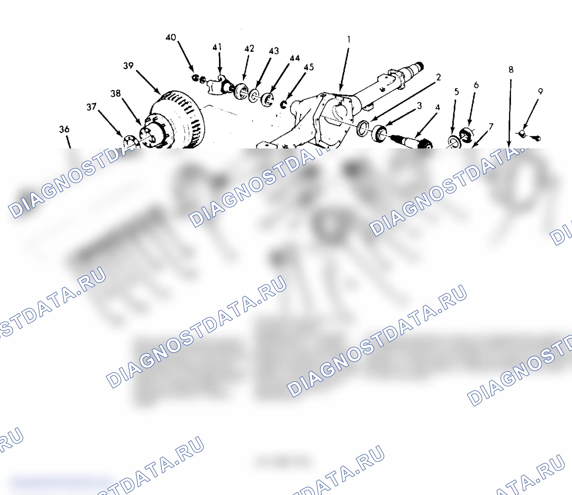 Рис. 8: Повторная сборка (Select-Trac). GMC Pickup R2500 