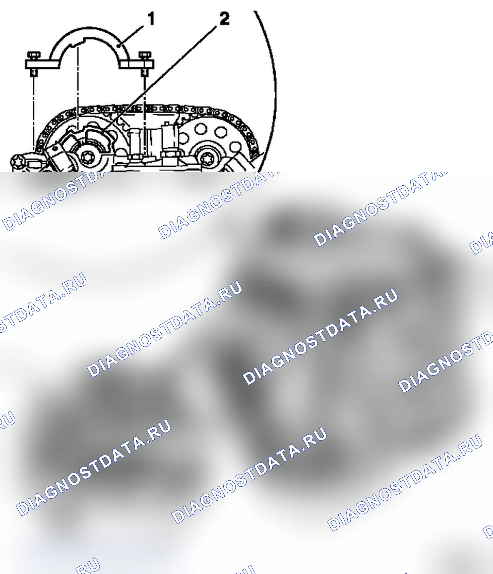 Демонтаж и установка колес распредвала. Opel Astra G