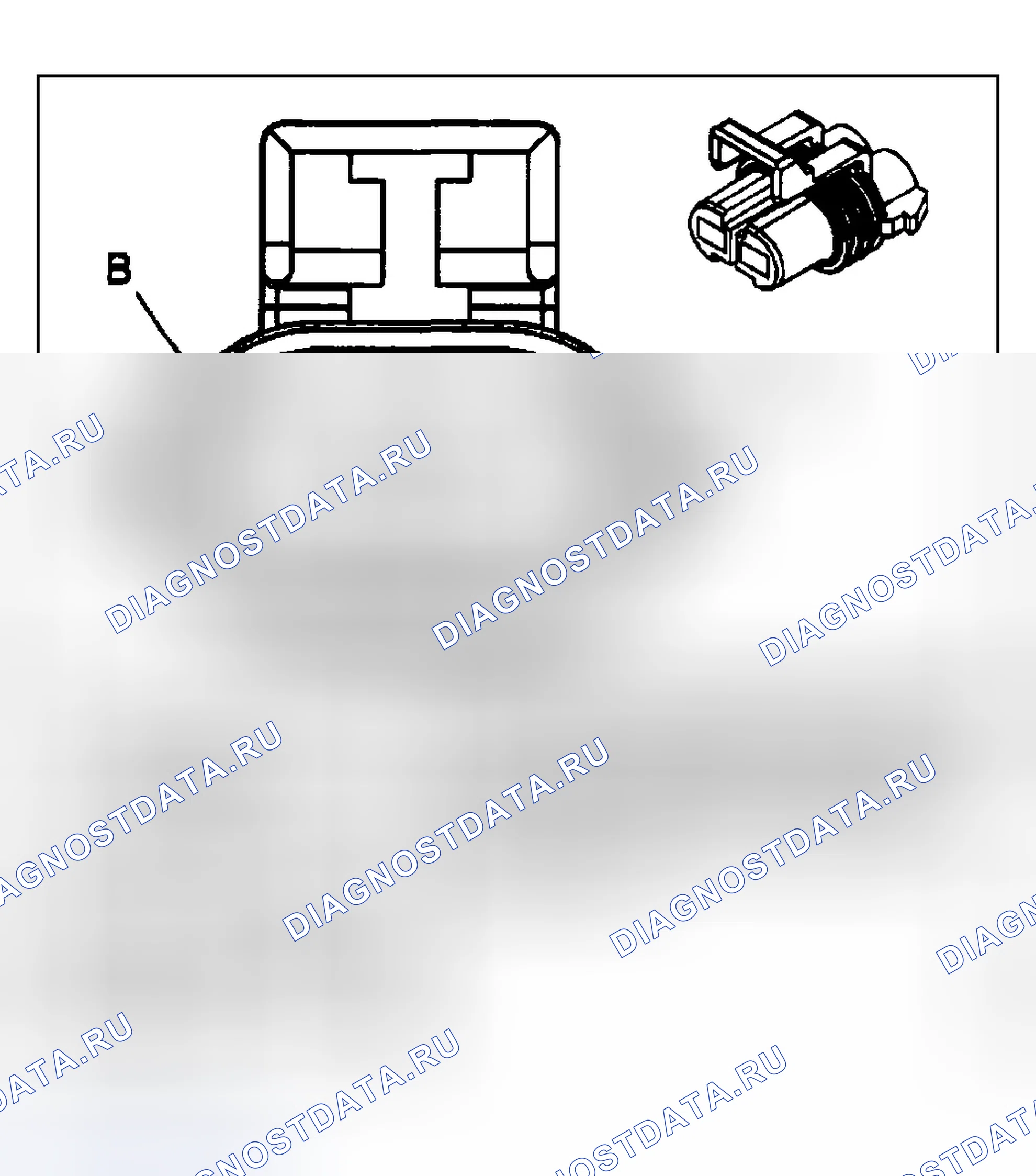 Рис. 11: Виды с торца соединителя ABS. GMC Sierra 1500 HD 