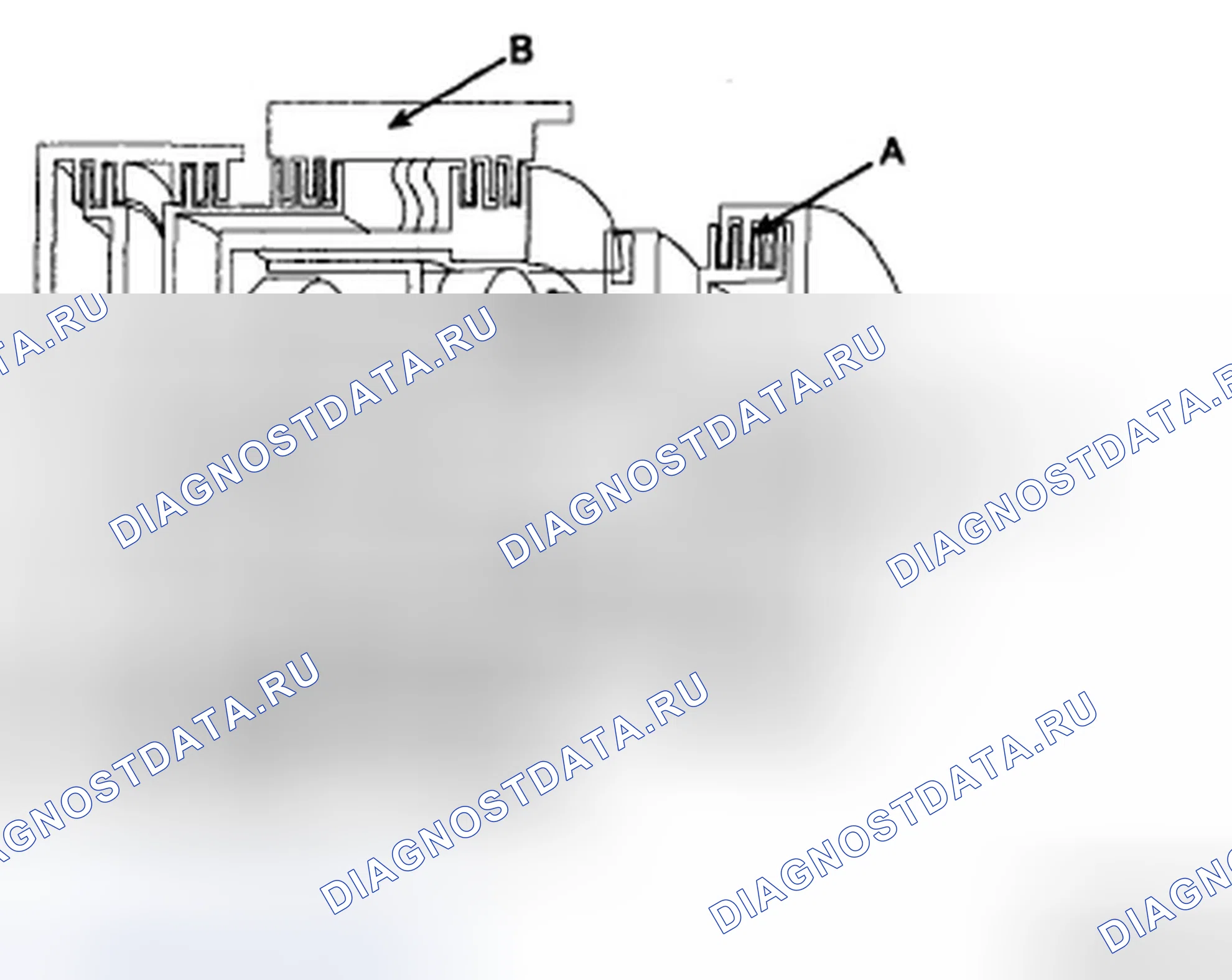 Рис. 126: 2ND ПОТОК МОЩНОСТИ ЗУБЧАТОЙ ПЕРЕДАЧИ. Hyundai Tucson I