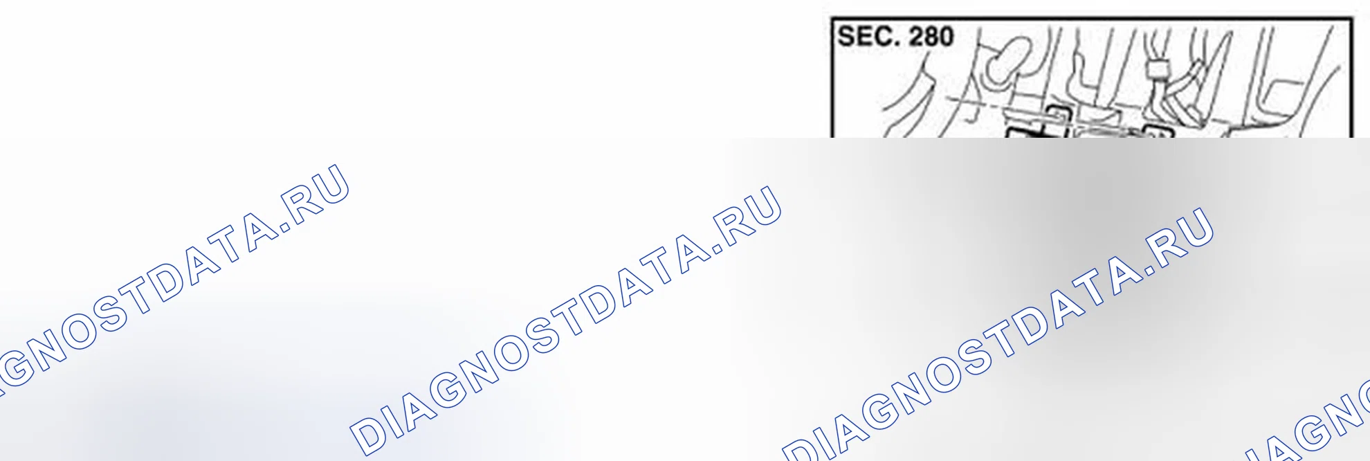 Рис. 105: ДЕМОНТАЖ. Infiniti FX35 II рестайлинг