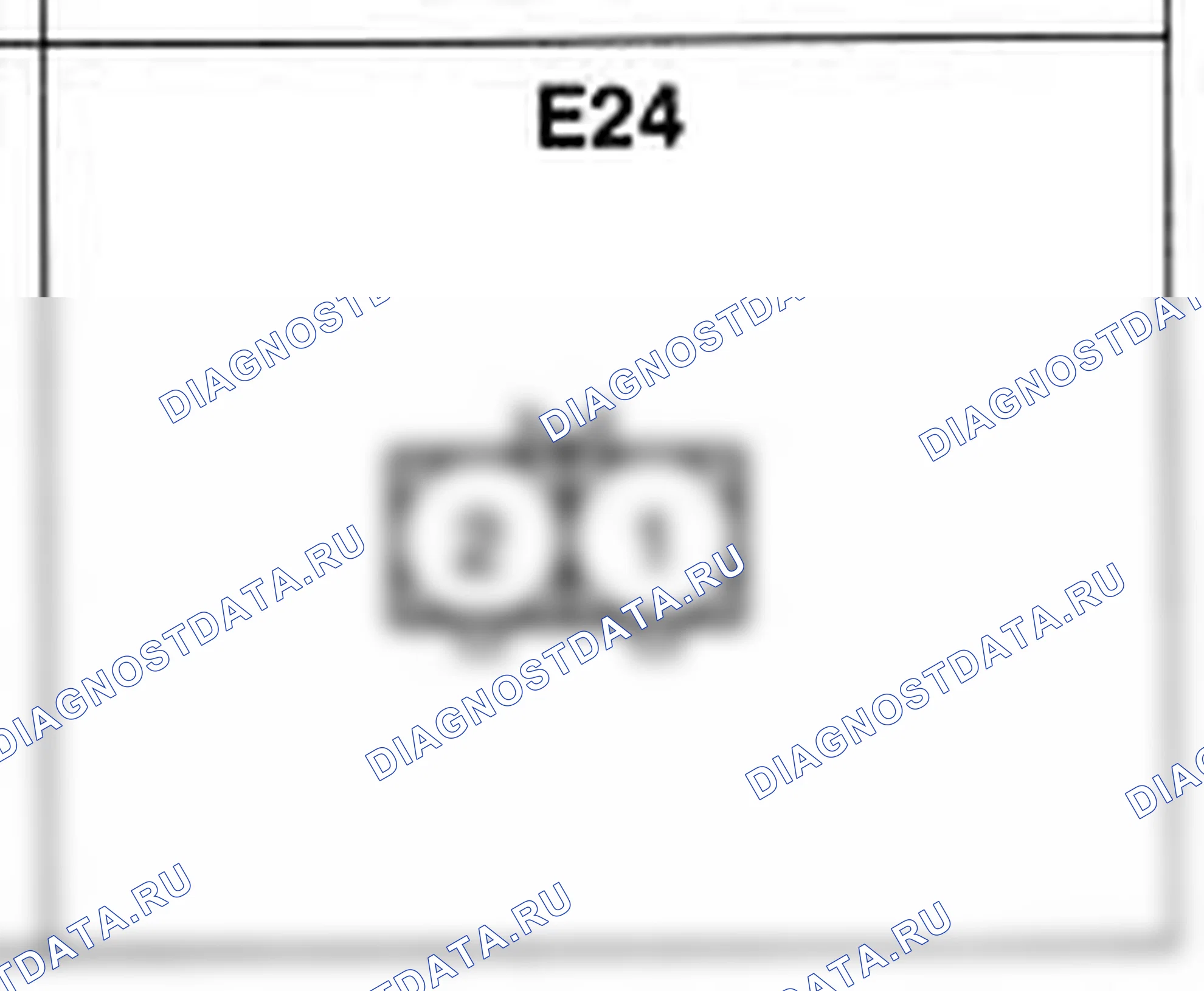 Распиновка разъёма E24 — жгута двигателя. Hyundai Accent LC