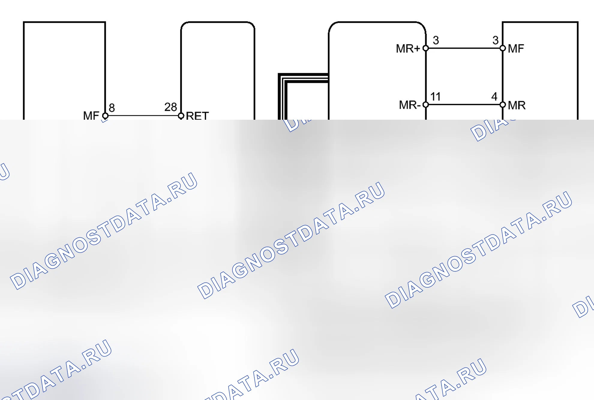 Рис. 68: электросхема. Toyota Sienna III