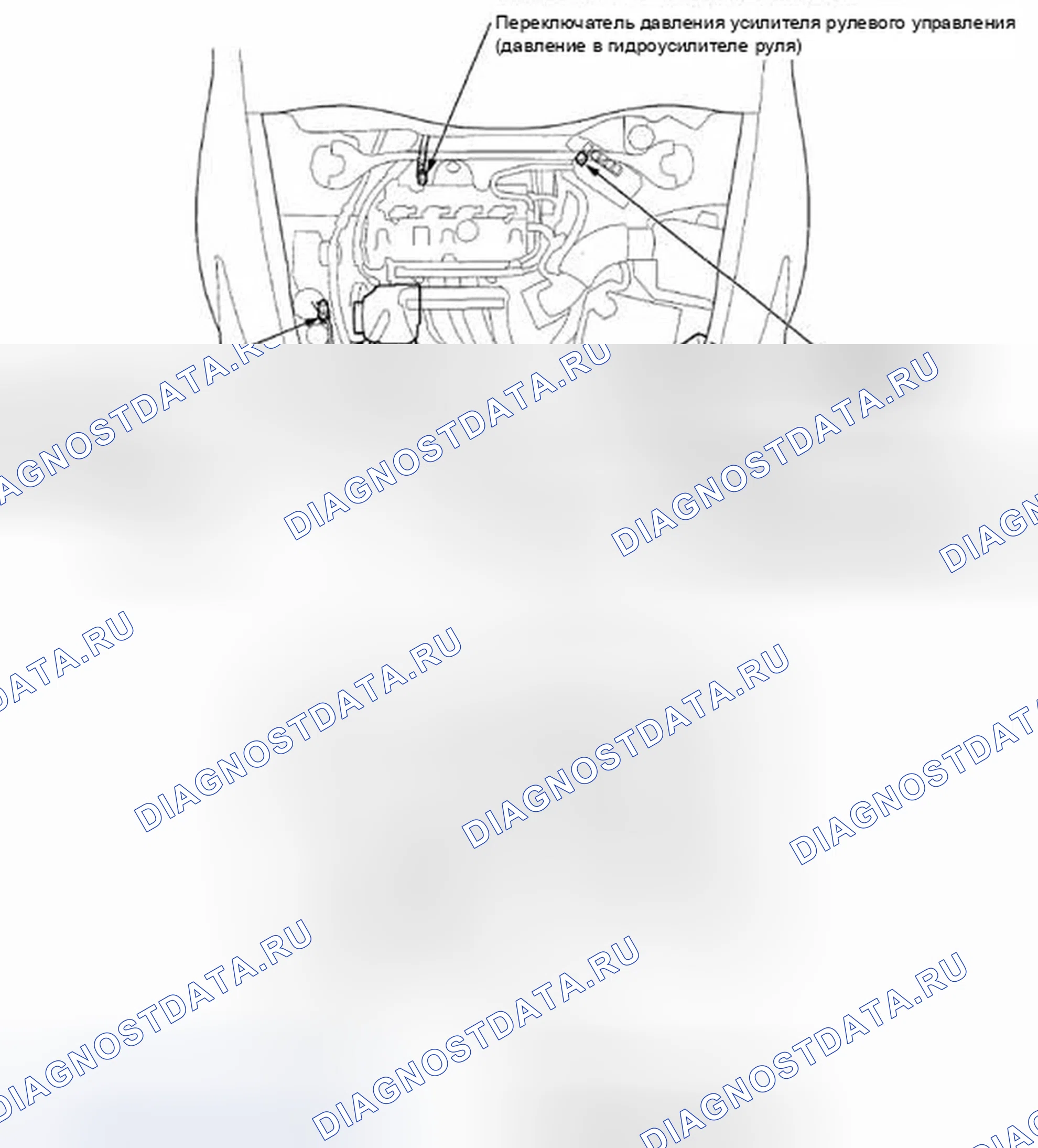 Рис. 1042: Указатель расположения компонентов. Honda Accord VIII рестайлинг