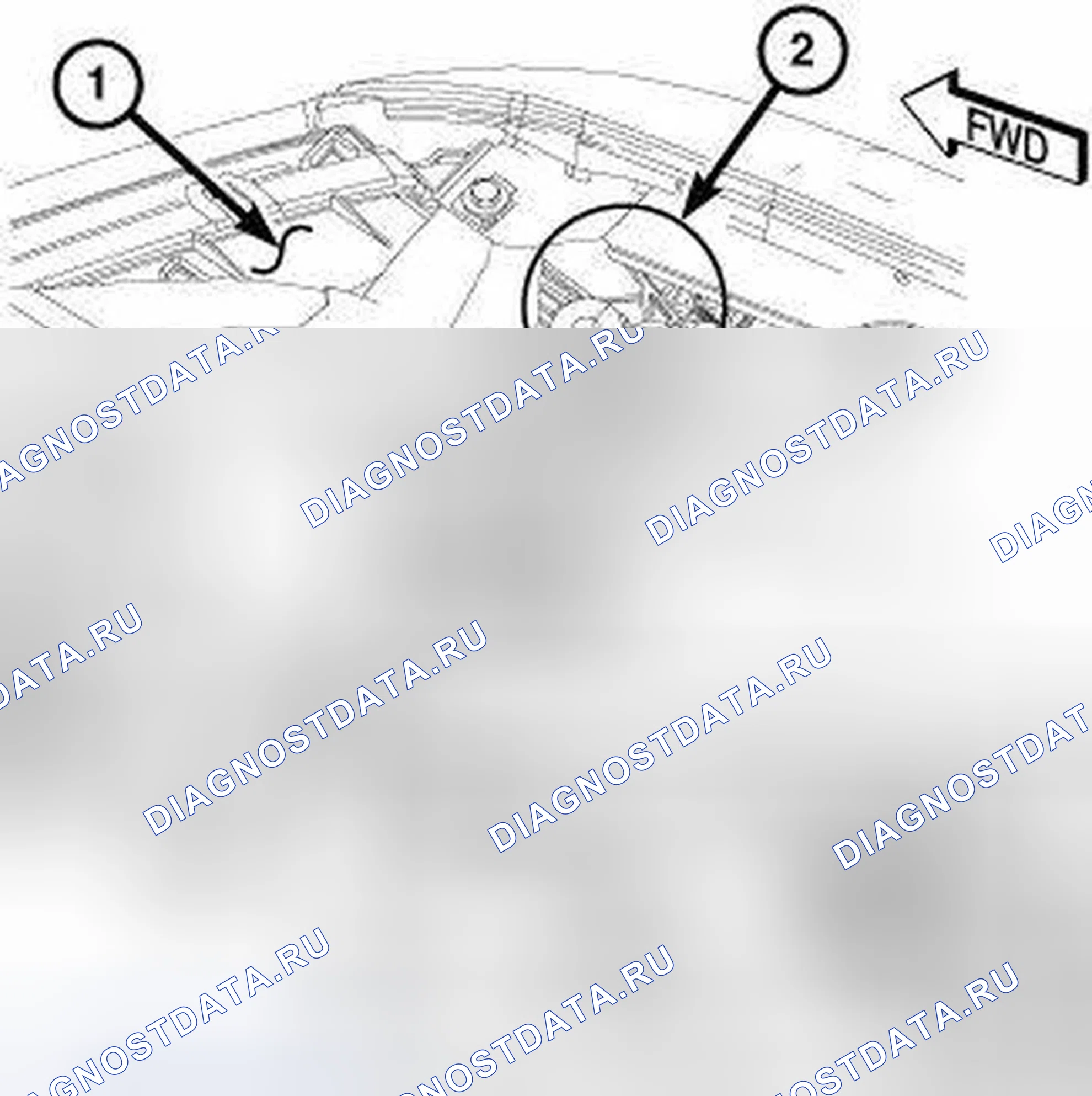 Рис. 13: ВЫРАВНИВАНИЕ ФАР. Dodge Journey I