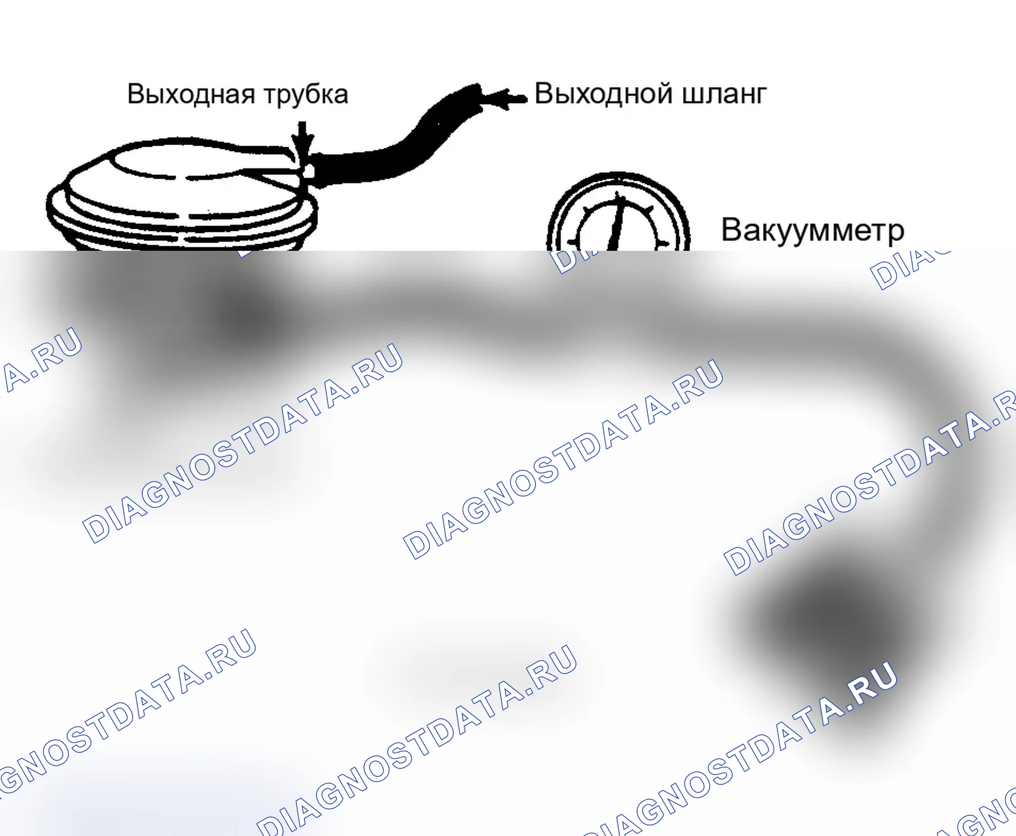 Рис. 1: Диагностика вакуумной системы. Ford Cab & Chassis Ranger 