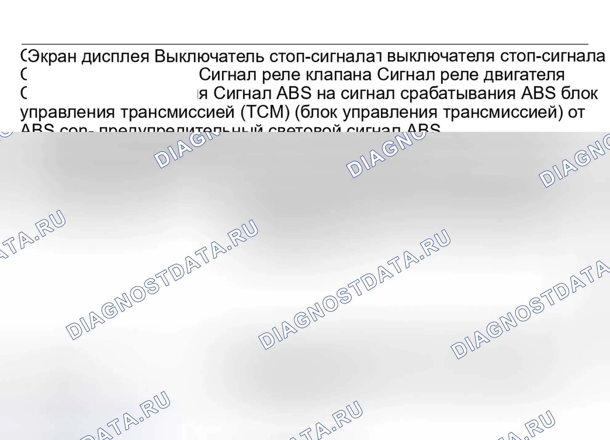 Рис. 187: ОТОБРАЖЕНИЕ ДАННЫХ ВКЛ./ВЫКЛ.. Subaru Impreza WRX GD/GG рестайлинг