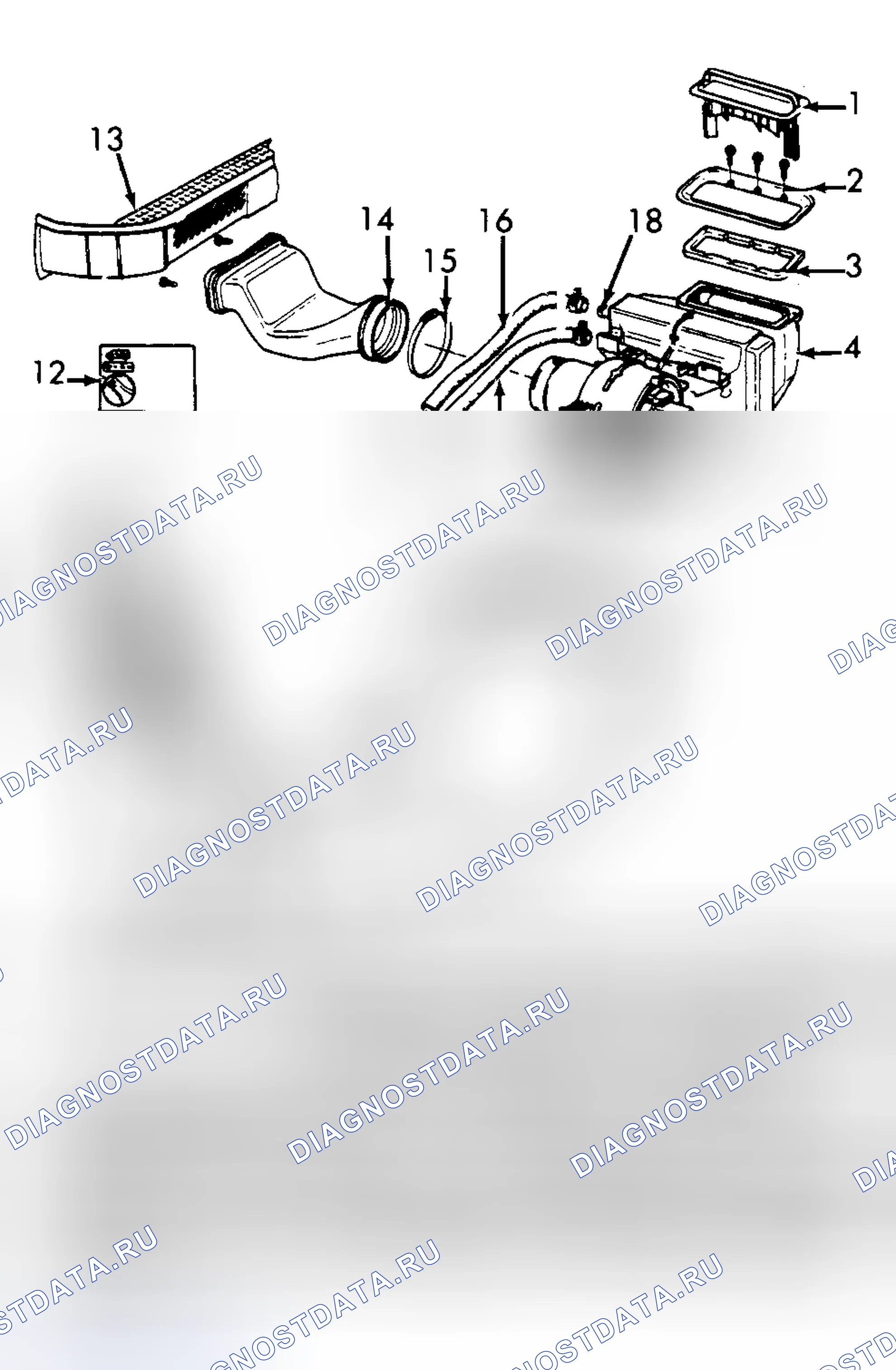 Рис. 2: Установка (спереди). Volkswagen EuroVan T4 рестайлинг