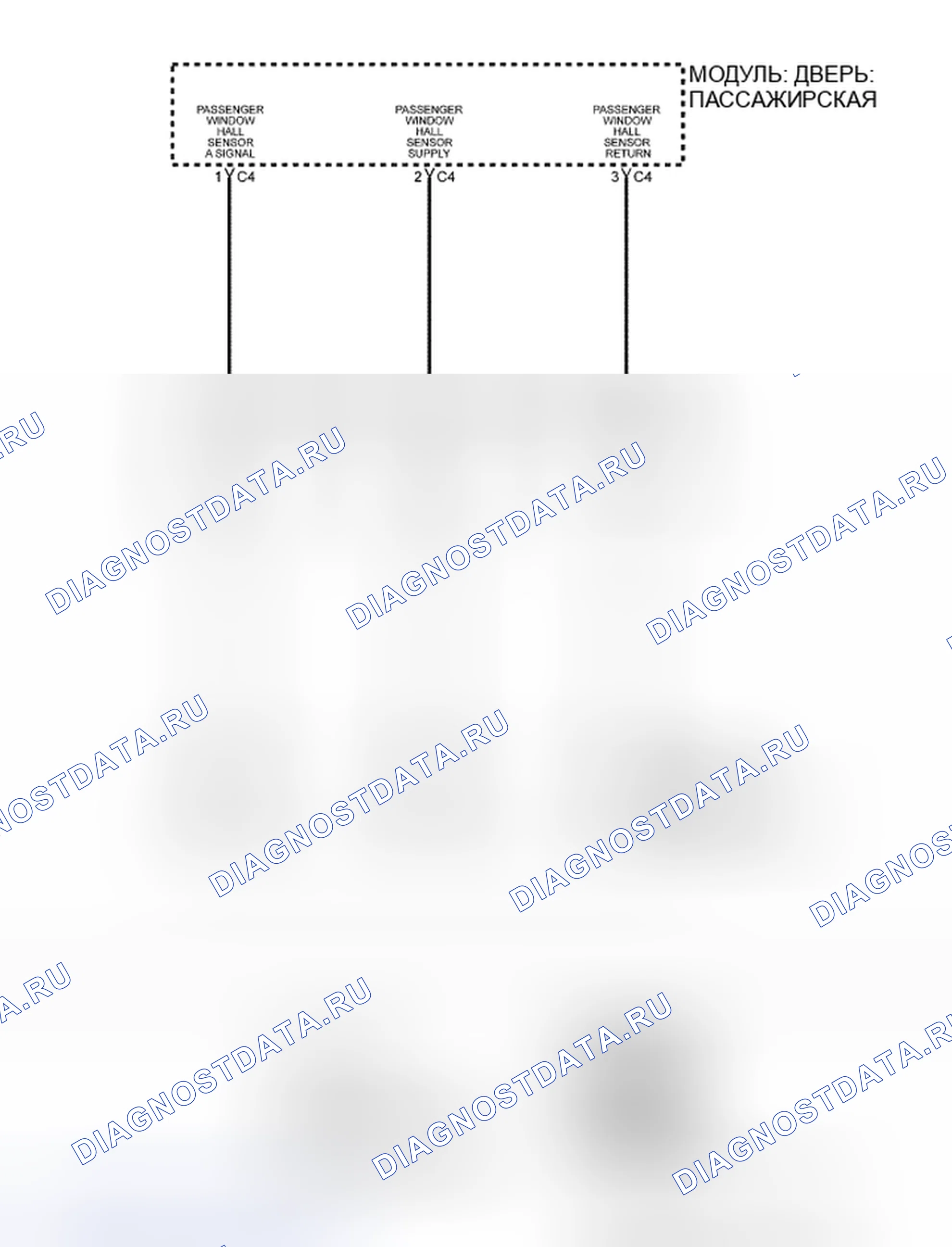 Рис. 44: Принципиальная схема. Chrysler Town & Country V