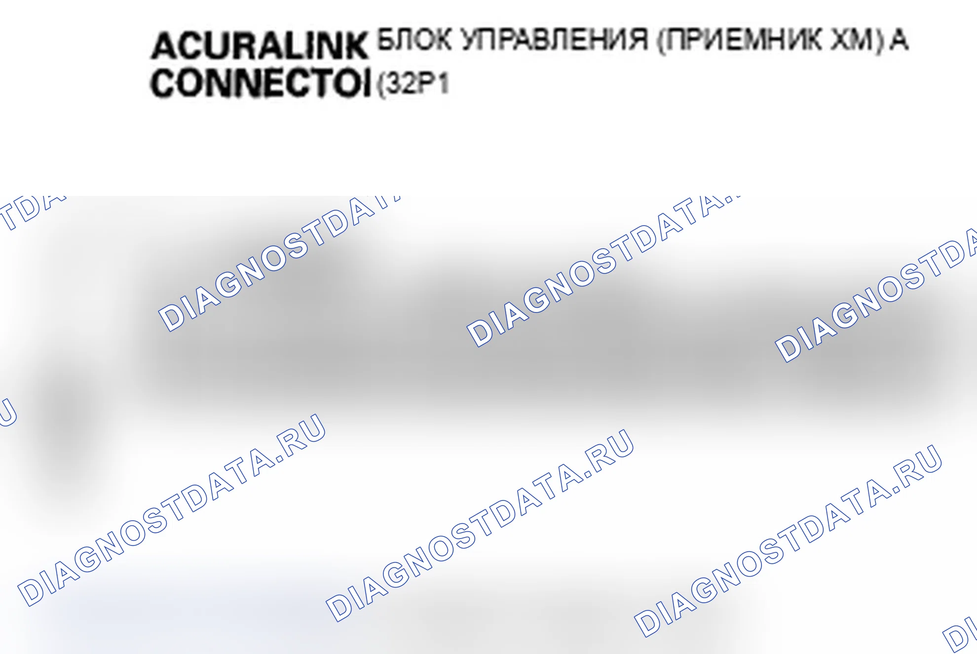 Рис. 127: Радиодисплей XM пуст и информация о станции не отображается (с помощью AcuraLink). Acura RL II рестайлинг