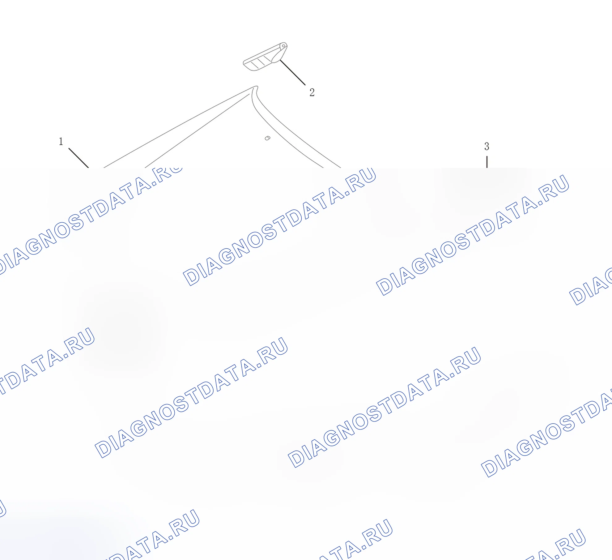 Схема расположения капота — Great Wall Wingle-5-Cng. Great-Wall Wingle 5 CNG I