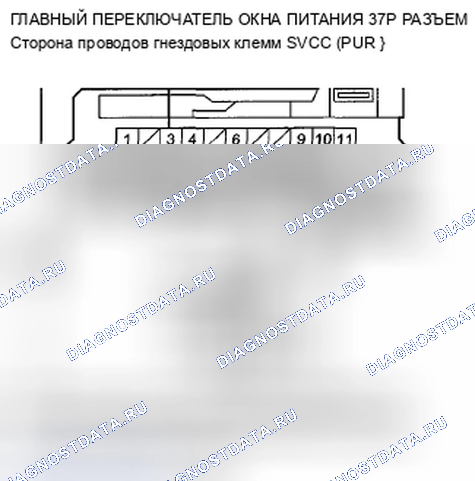 Рис. 26: расшифровка кода ошибки B1125: Импульсная неисправность двигателя A окна питания водителя; расшифровка кода ошибки B1126: Двигатель B окна управления. Acura TSX II