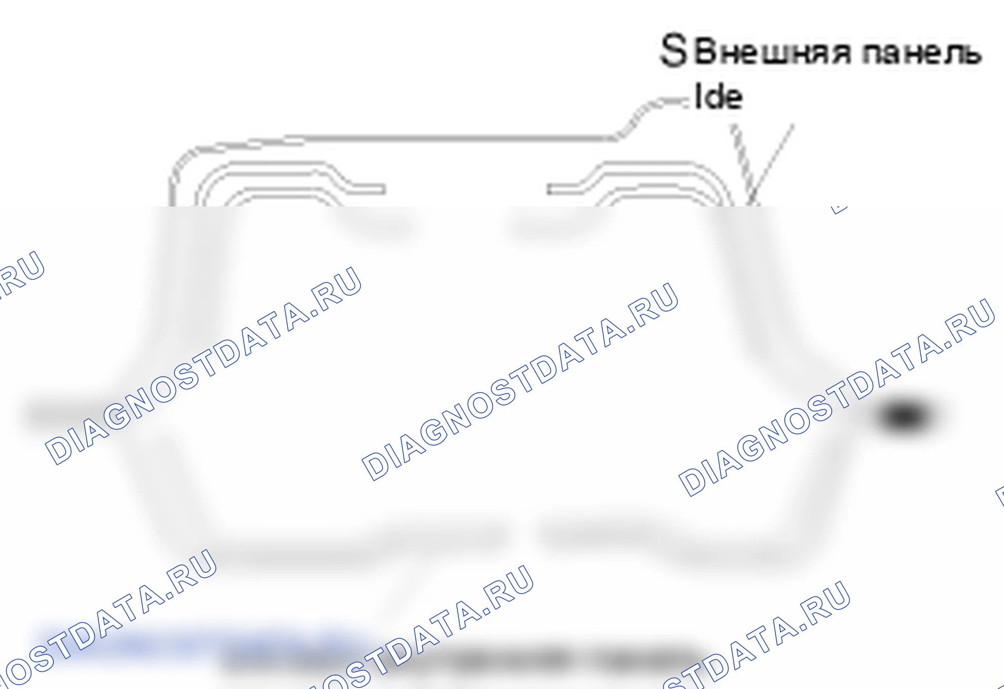 Боковая панель корпуса. Hyundai Genesis BH