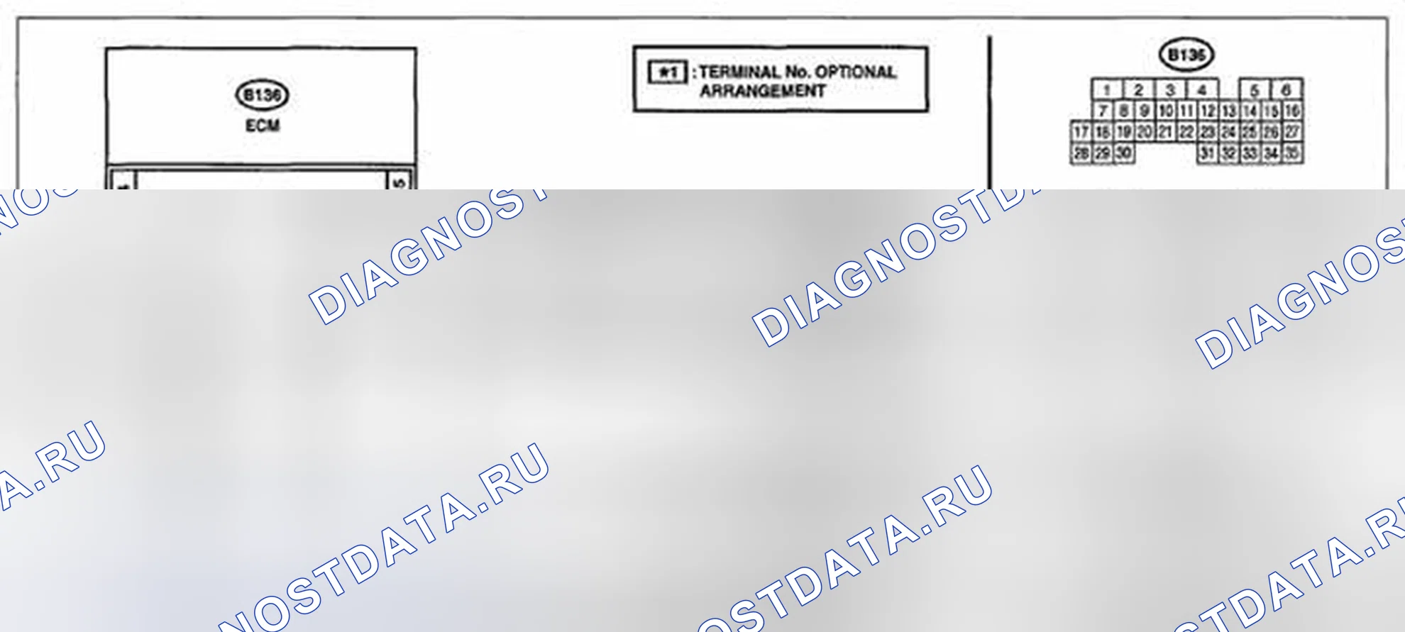 Рис. 23: электросхема. Subaru Outback BR