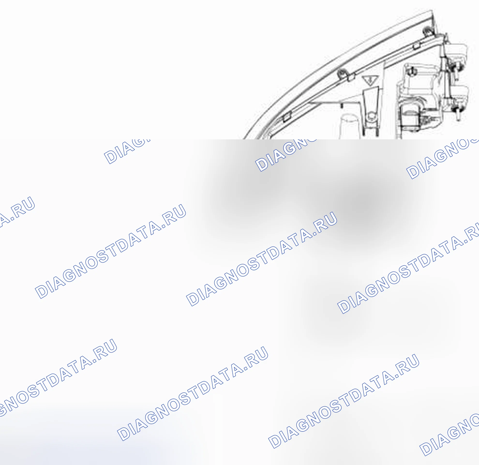 Рис. 70: Разряд высокой интенсивности (HID). Hyundai Kona I