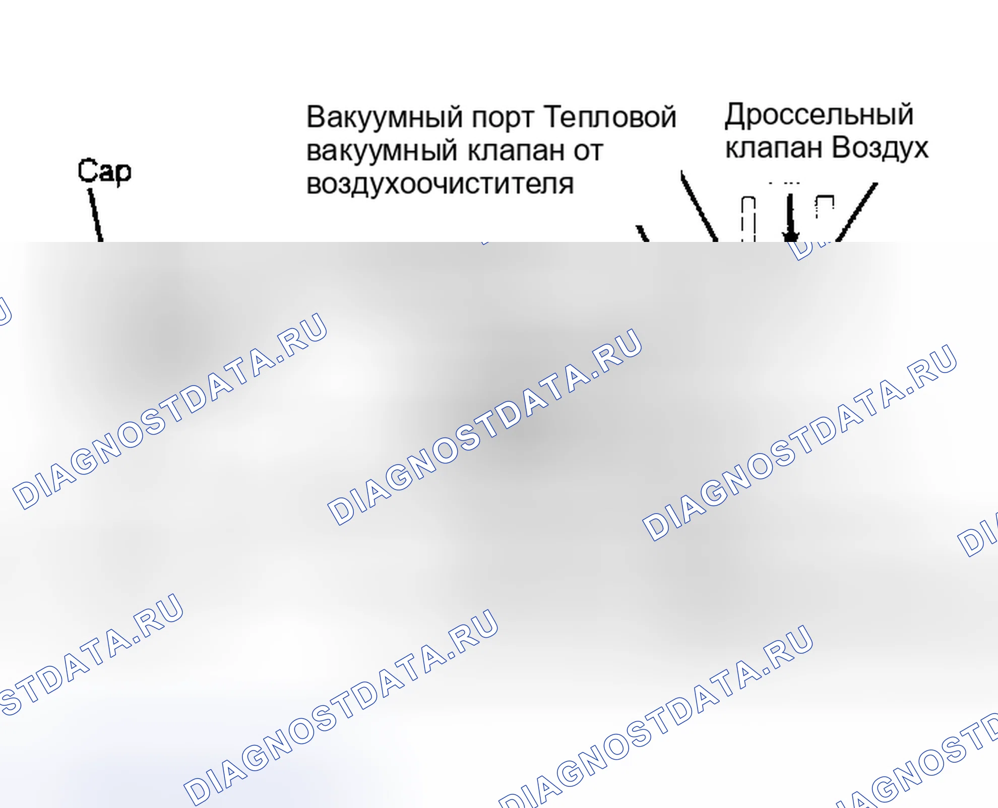 Рис. 8: Система рециркуляция отработавших газов (Stanza). Nissan Stanza II