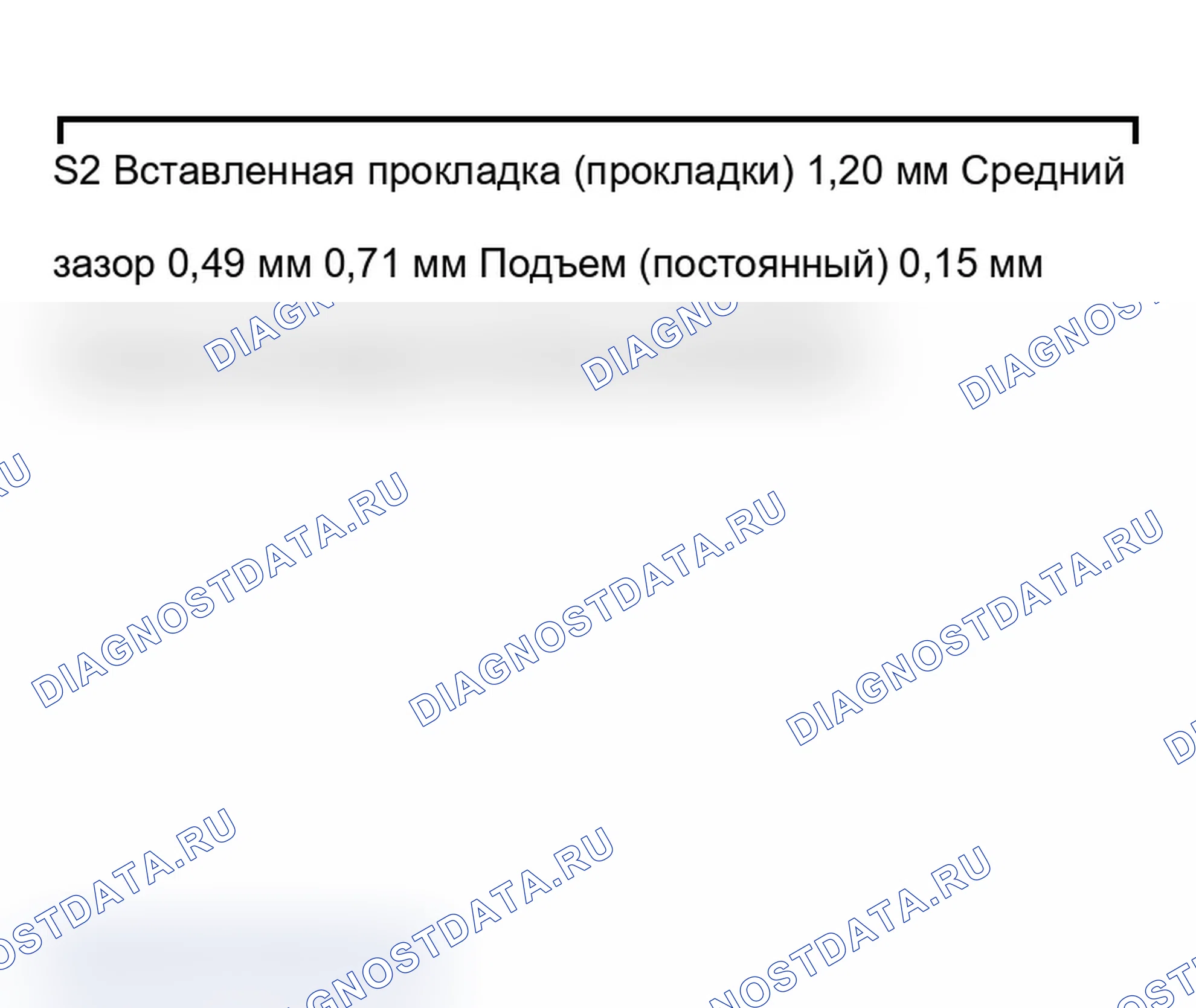 Рис. 265: Определение толщины прокладки S 2. Audi A4 B6