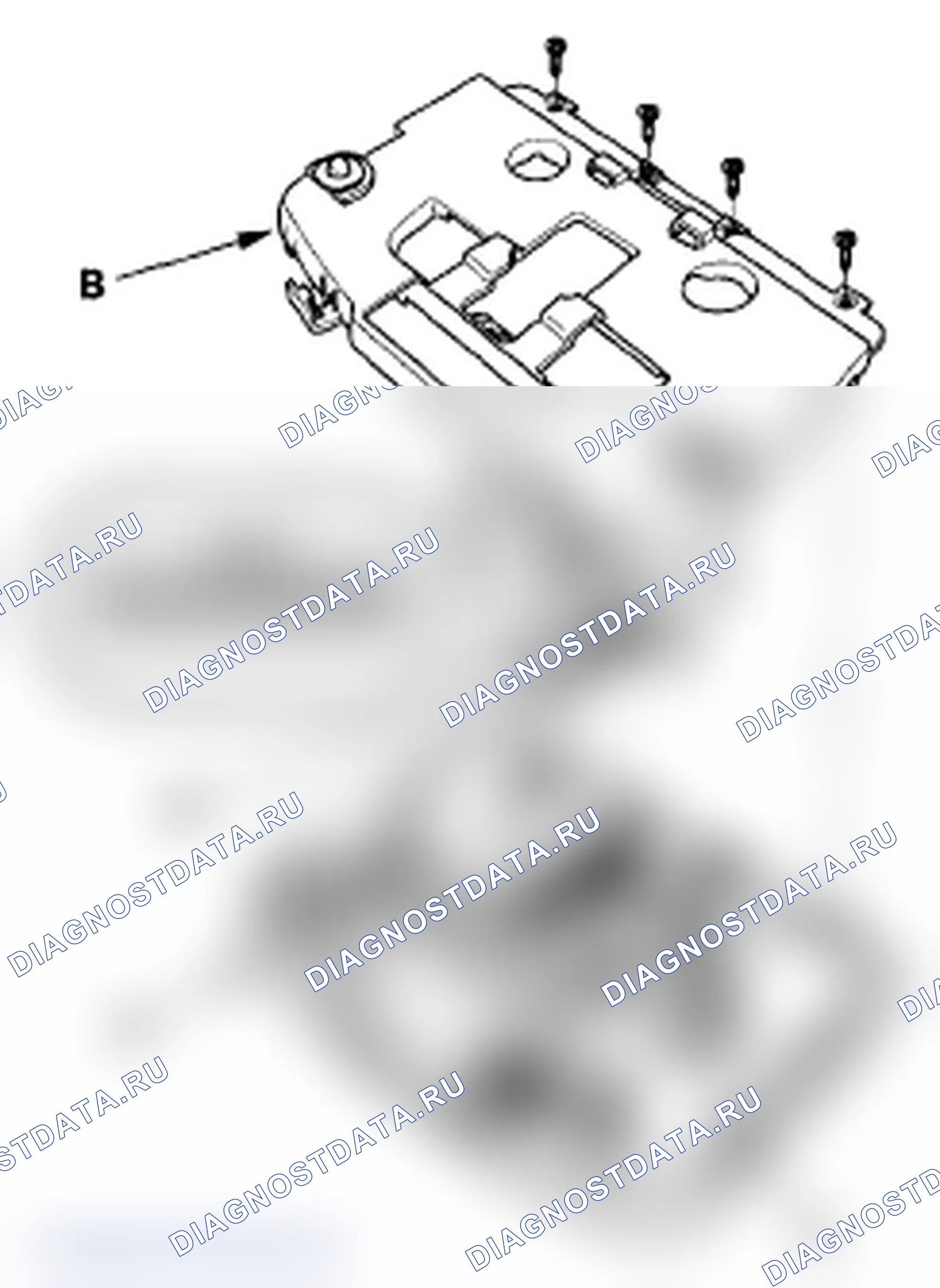 Рис. 36: Испытание/замена переключателя на буровой площадке. Acura RL II рестайлинг