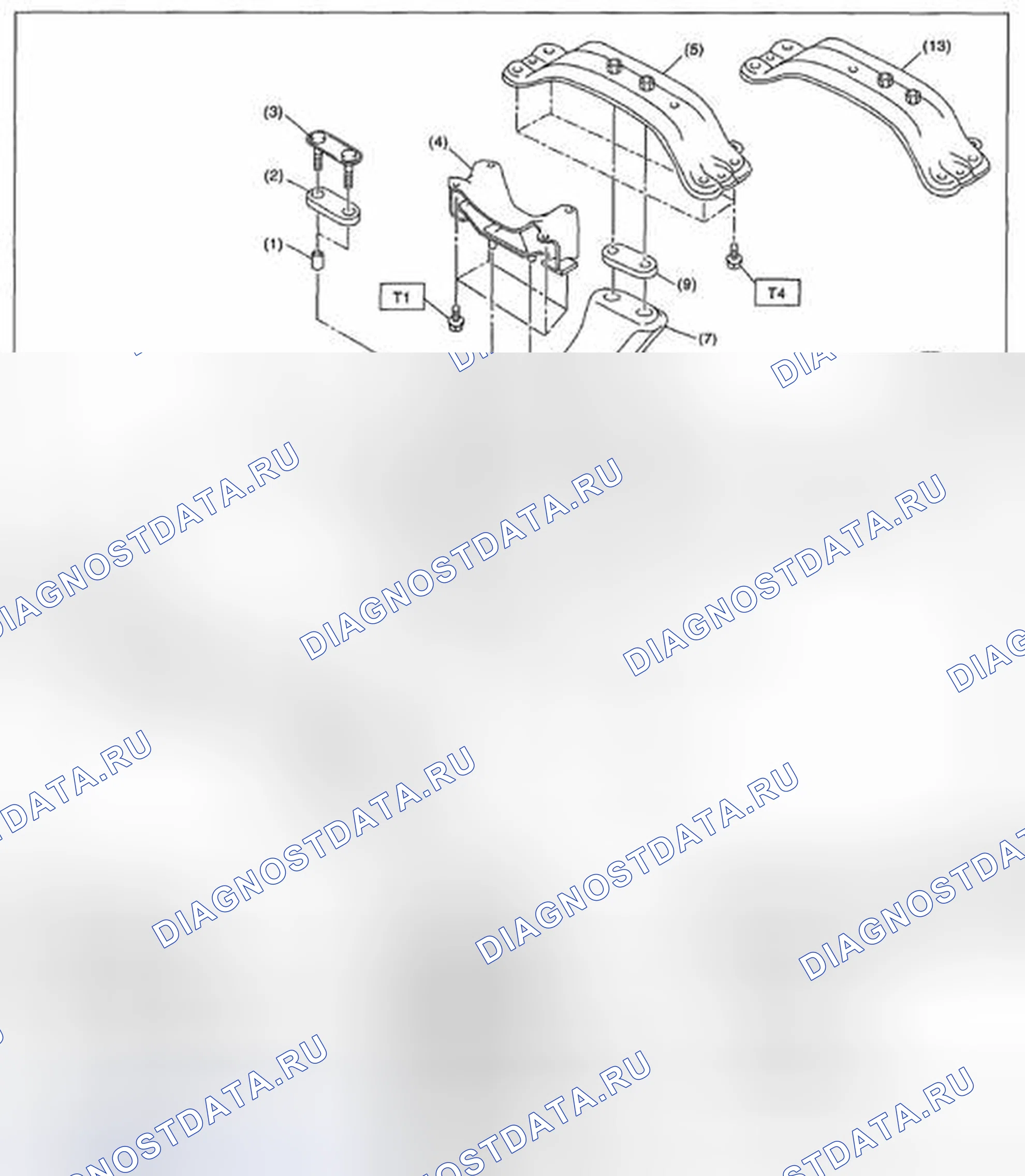 Рис. 8: МОНТАЖ КОРОБКИ ПЕРЕДАЧ. Subaru Legacy BM/BR