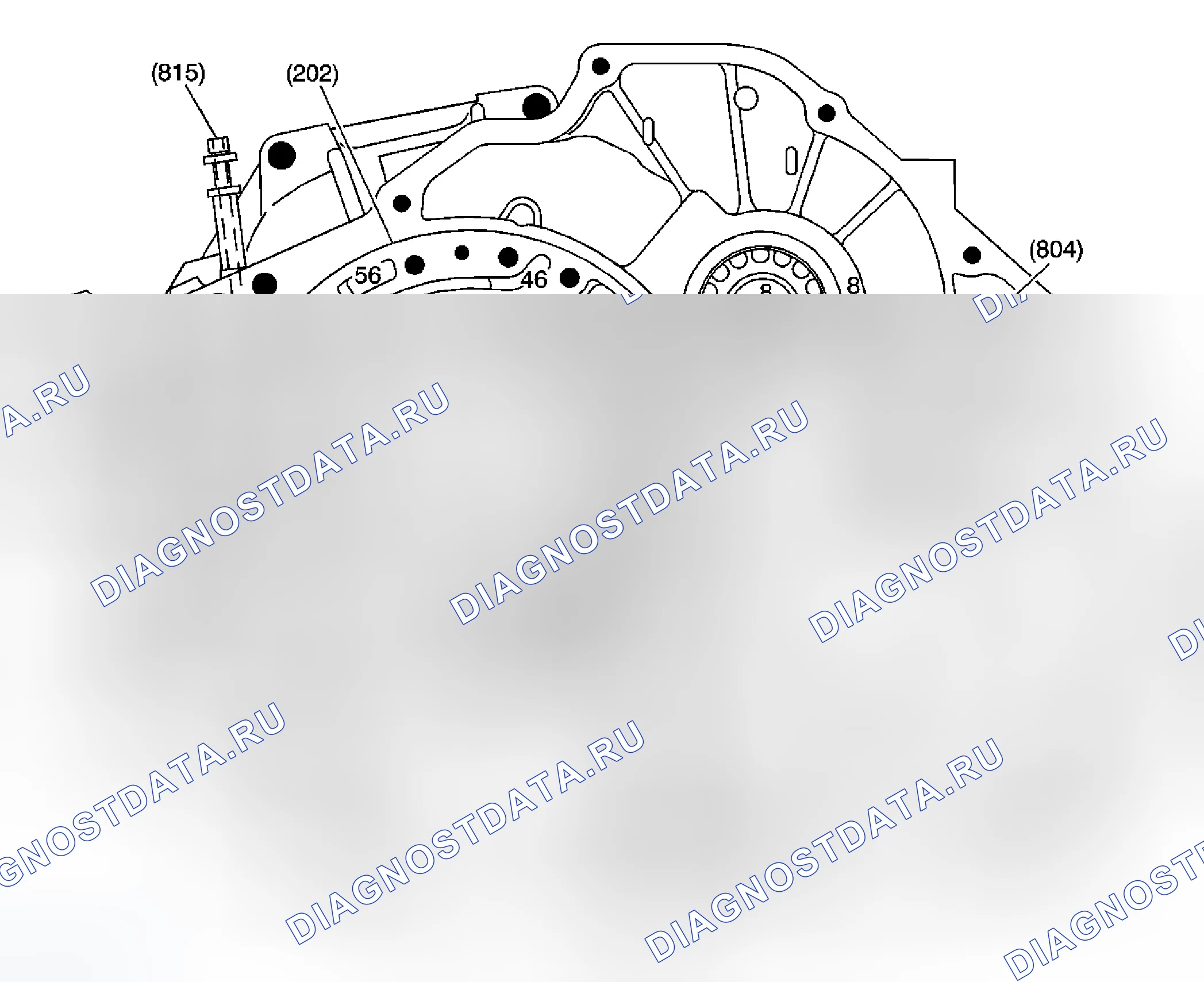 Рис. 144: Каналы для жидкости. Chevrolet Equinox I