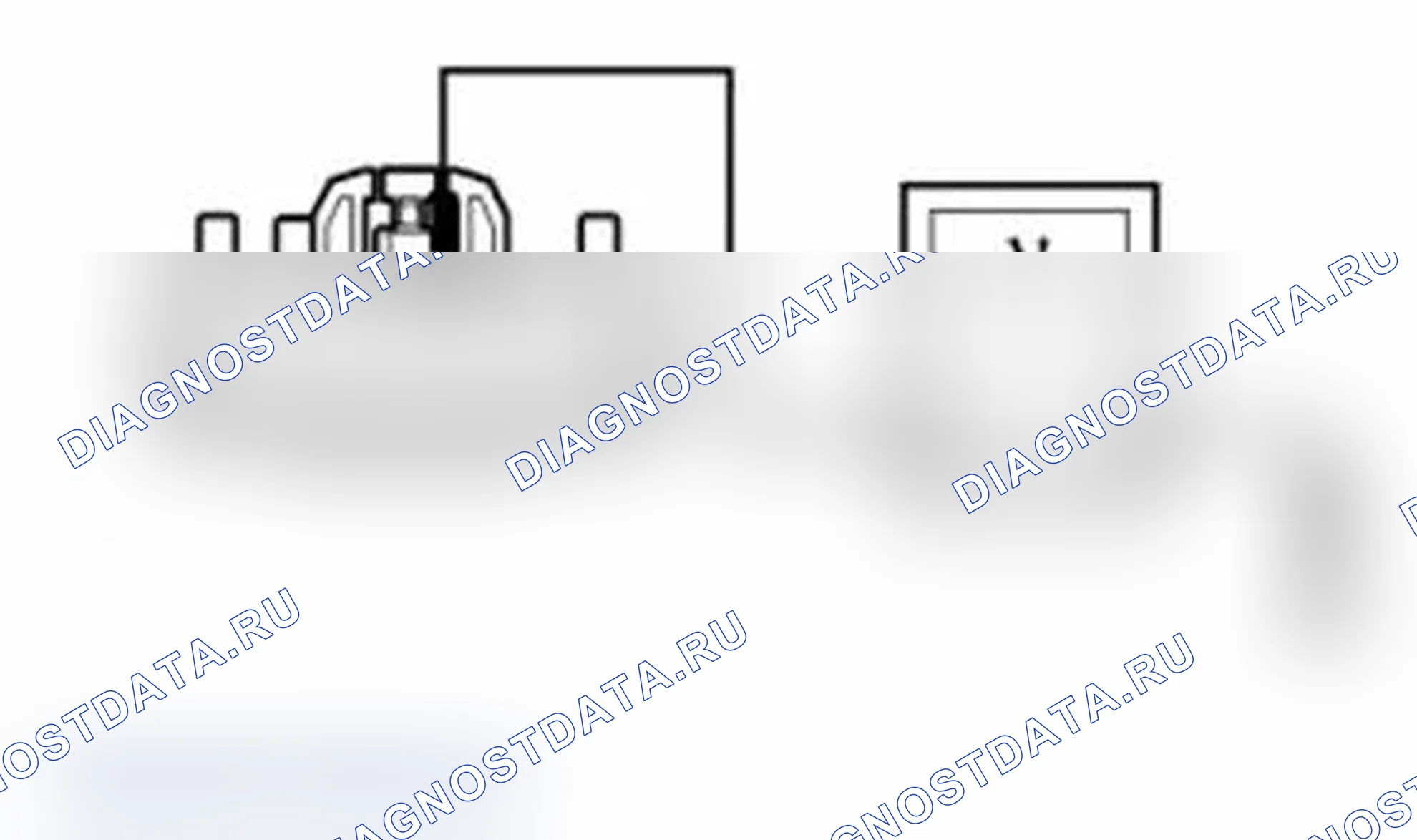 Рис. 562: КОНТРОЛЬНАЯ ТОЧКА B: ИНВЕРТОР ПОСТОЯННОГО/ПЕРЕМЕННОГО ТОКА РАБОТАЕТ НЕПРАВИЛЬНО - СВЕТОДИОДНЫЙ ИНДИКАТОР ТОЧКИ ПИТАНИЯ ПЕРЕМЕННОГО ТОКА. Mercury Mariner II рестайлинг