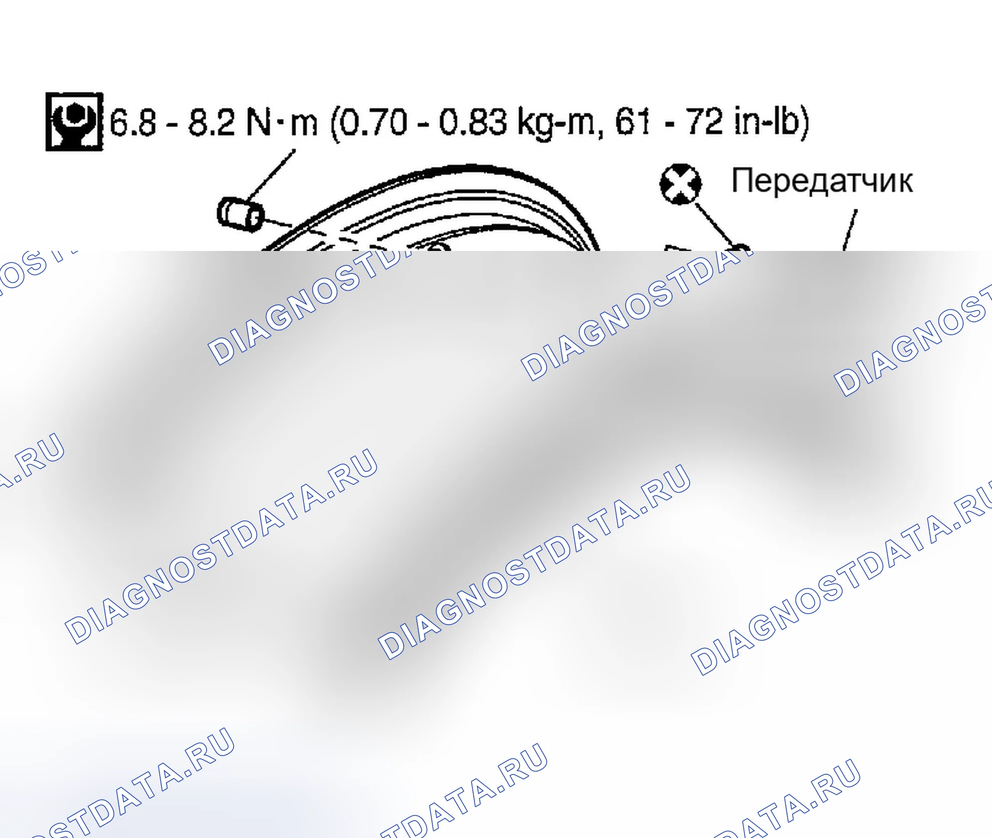 Рис. 30: Измерительный преобразователь. Infiniti FX45 I