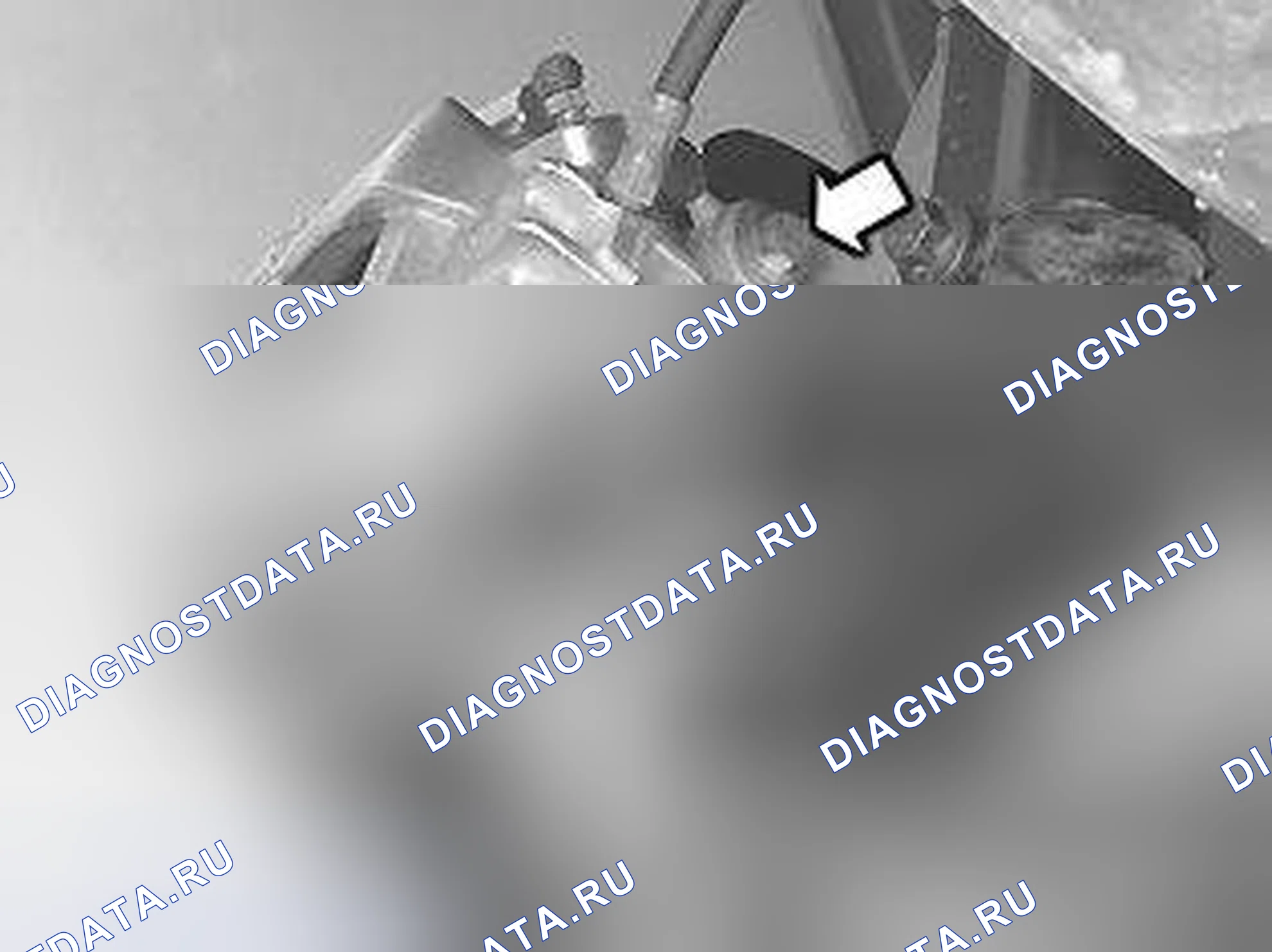 Рис. 64: Снятие ограничителя. Volvo S80 I рестайлинг