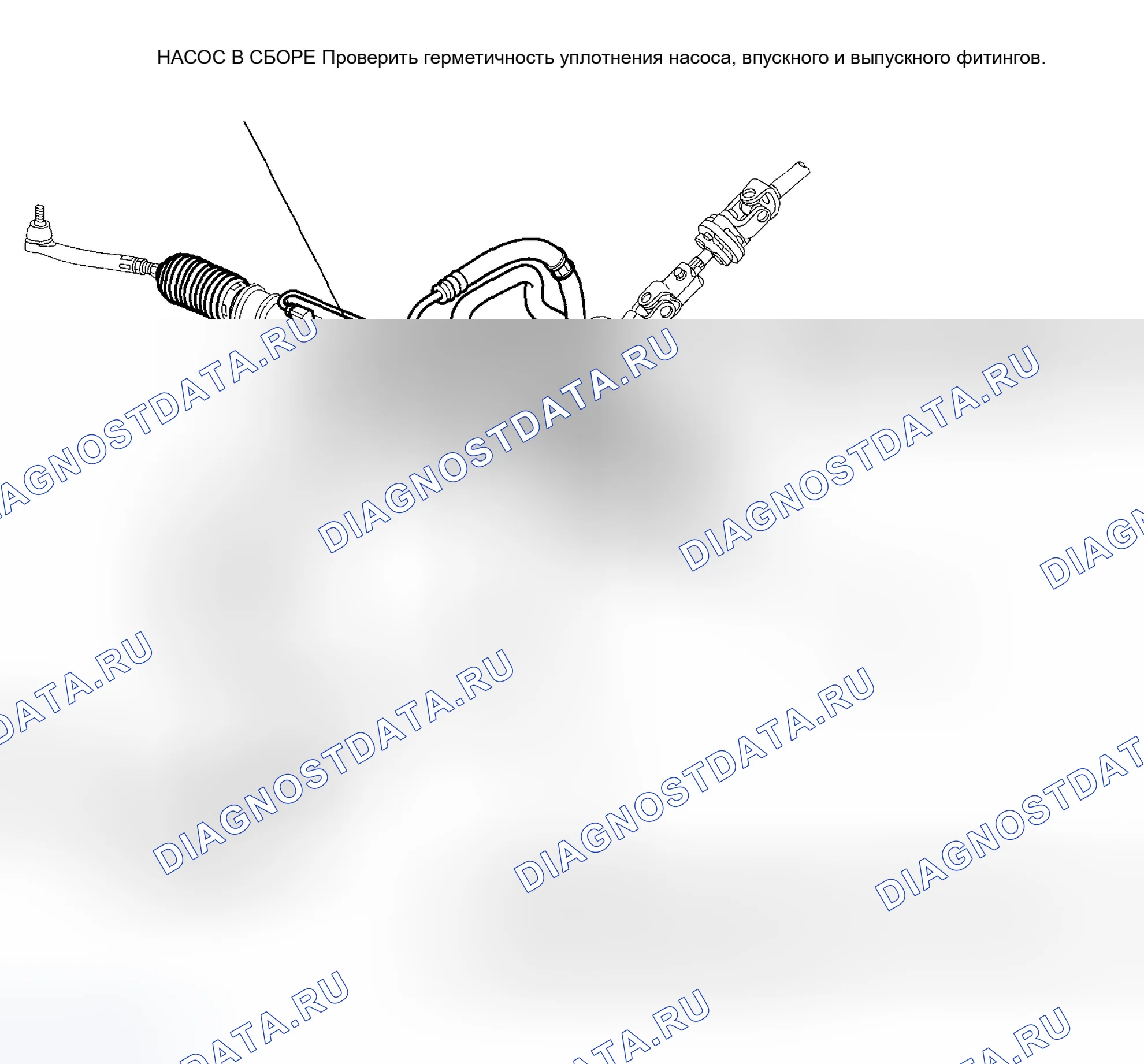 Рис. 15: Проверка утечки жидкости. Honda Accord VI