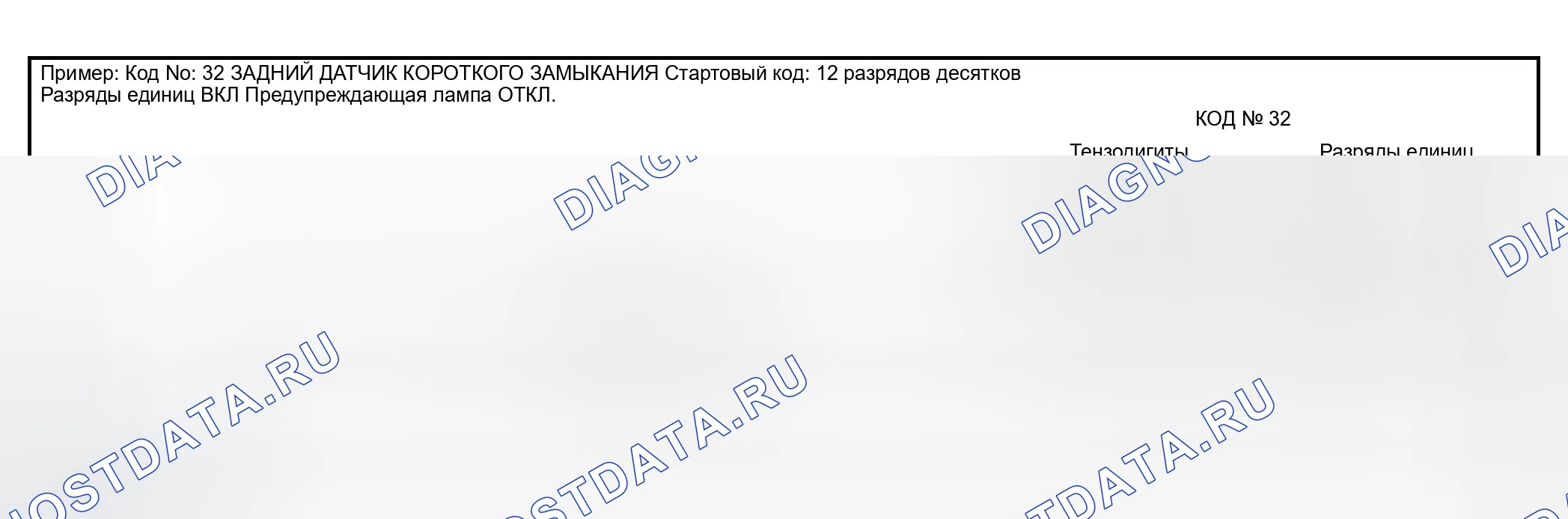 Рис. 66: КАК СЧИТАТЬ РЕЗУЛЬТАТЫ САМОДИАГНОСТИКИ (КОДЫ НЕИСПРАВНОСТЕЙ). Honda N-One I