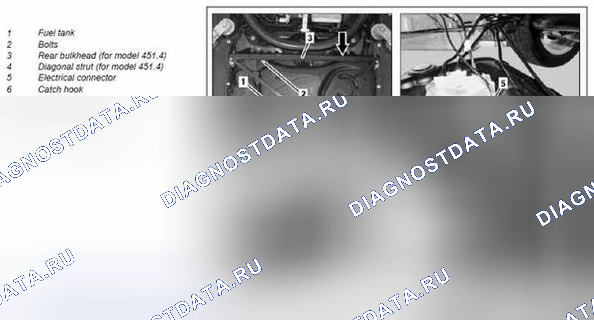 Рис. 24: Демонтаж / монтаж датчика давления в топливном баке - AR47,50-P-0050MCU. Kia Soul I