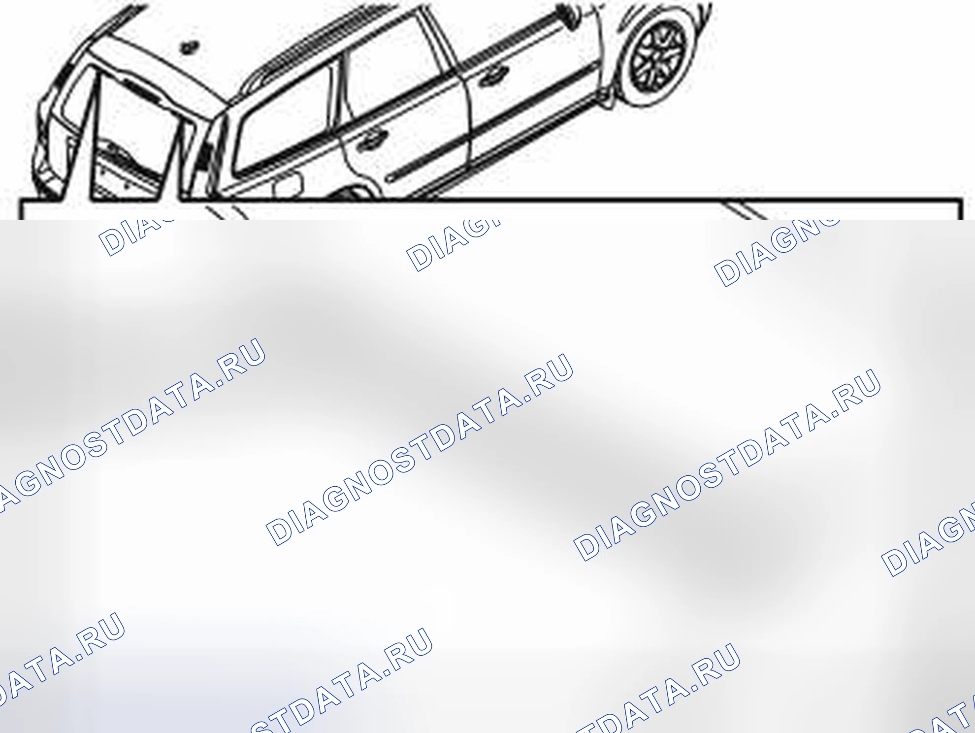 Рис. 113: СПОЙЛЕР КРЫШИ. Volvo V50 I рестайлинг