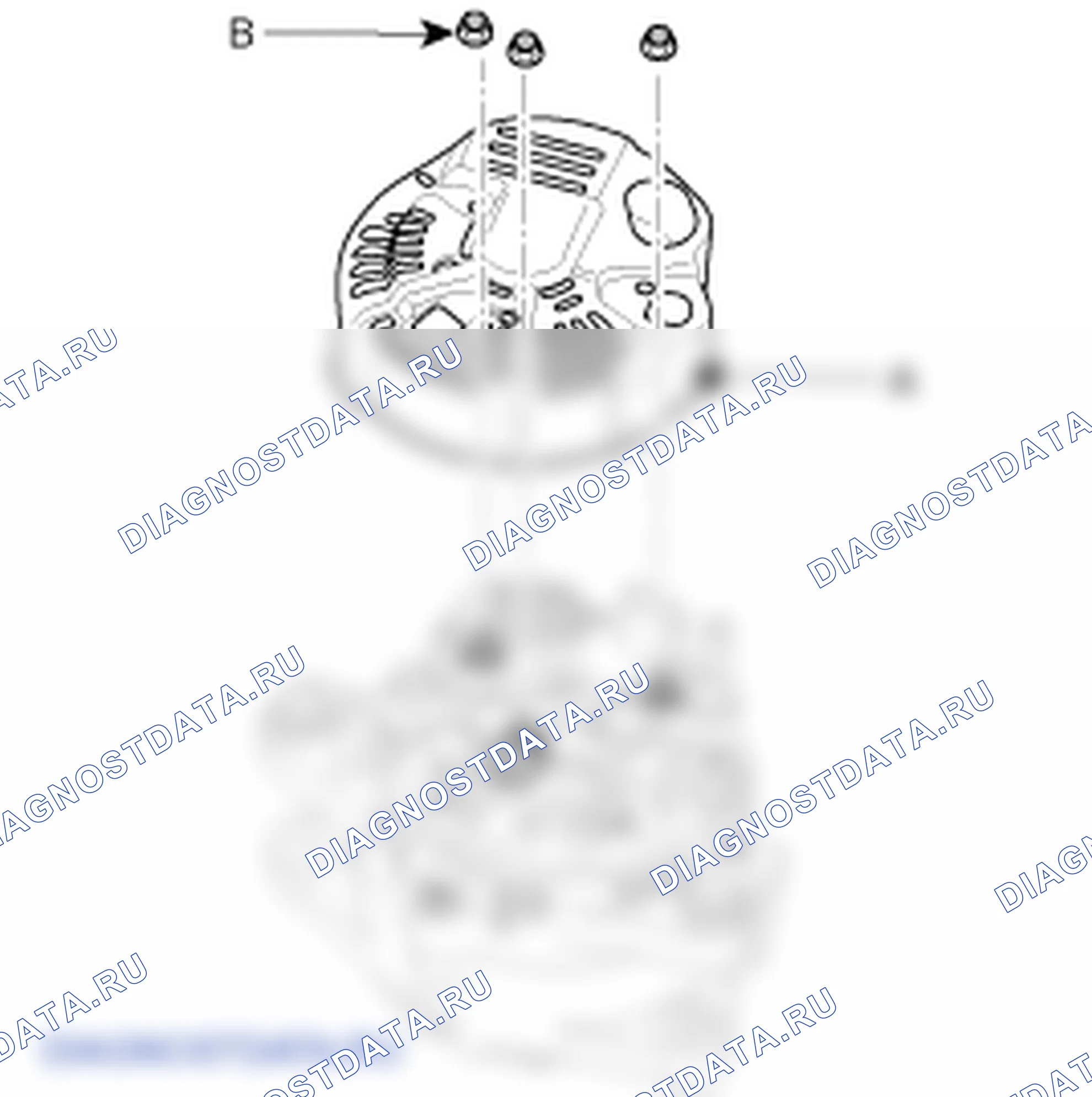 Разборка генератора. Hyundai Santa Fe CM