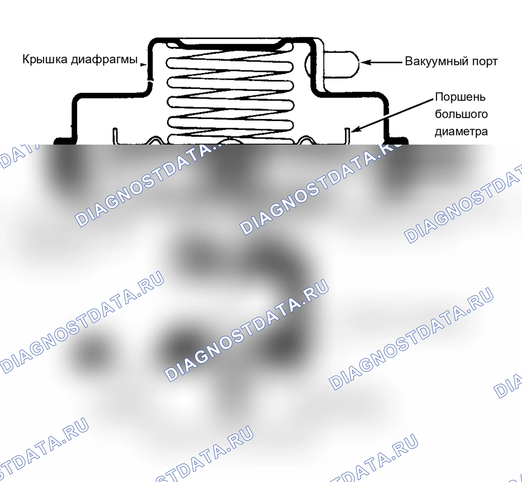 Рис. 8: Сдвоенный мембранный клапан рециркуляция отработавших газов. Acura Integra I