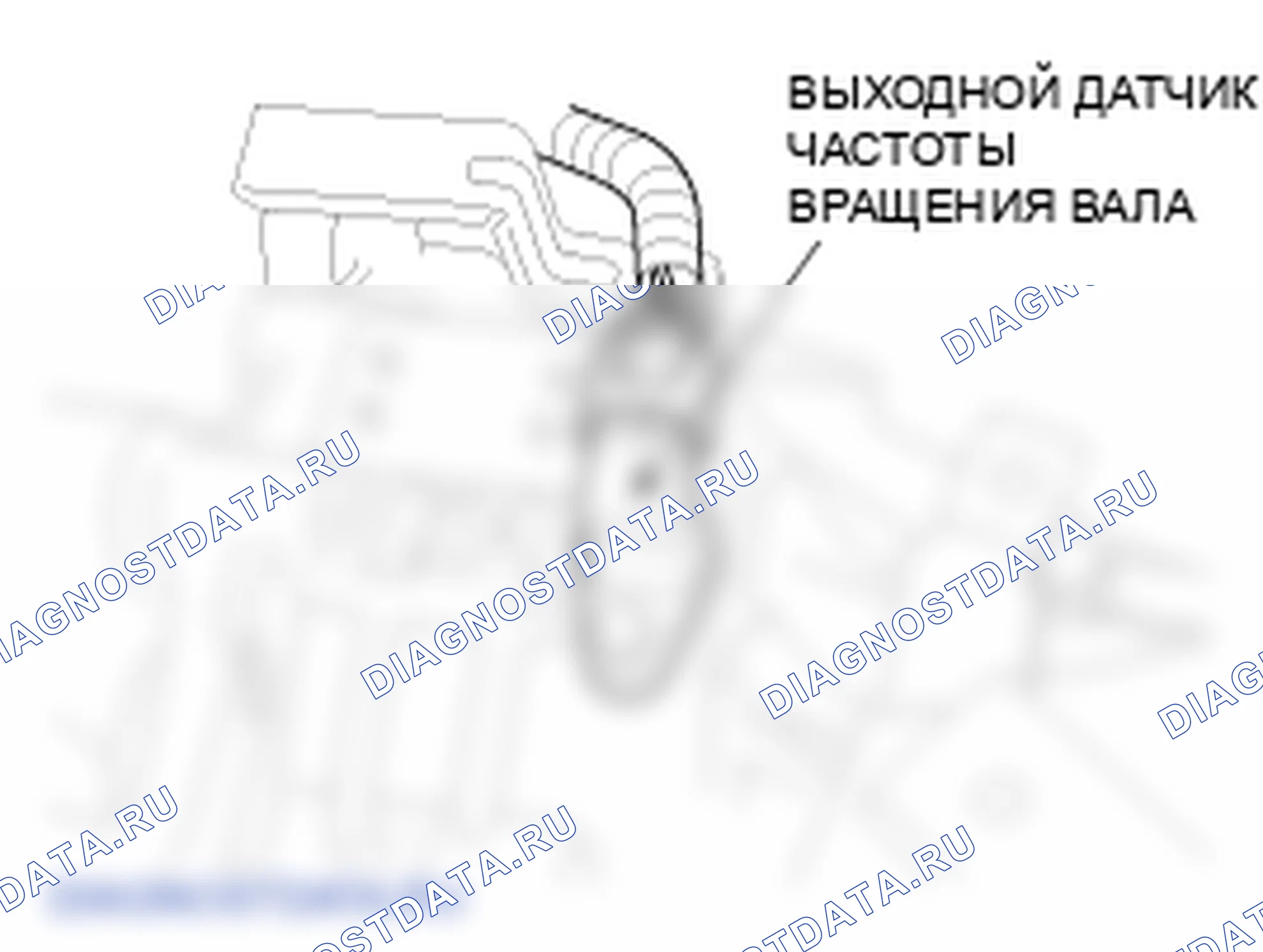 Описание: Датчик скорости на выходе. Hyundai Santa Fe CM