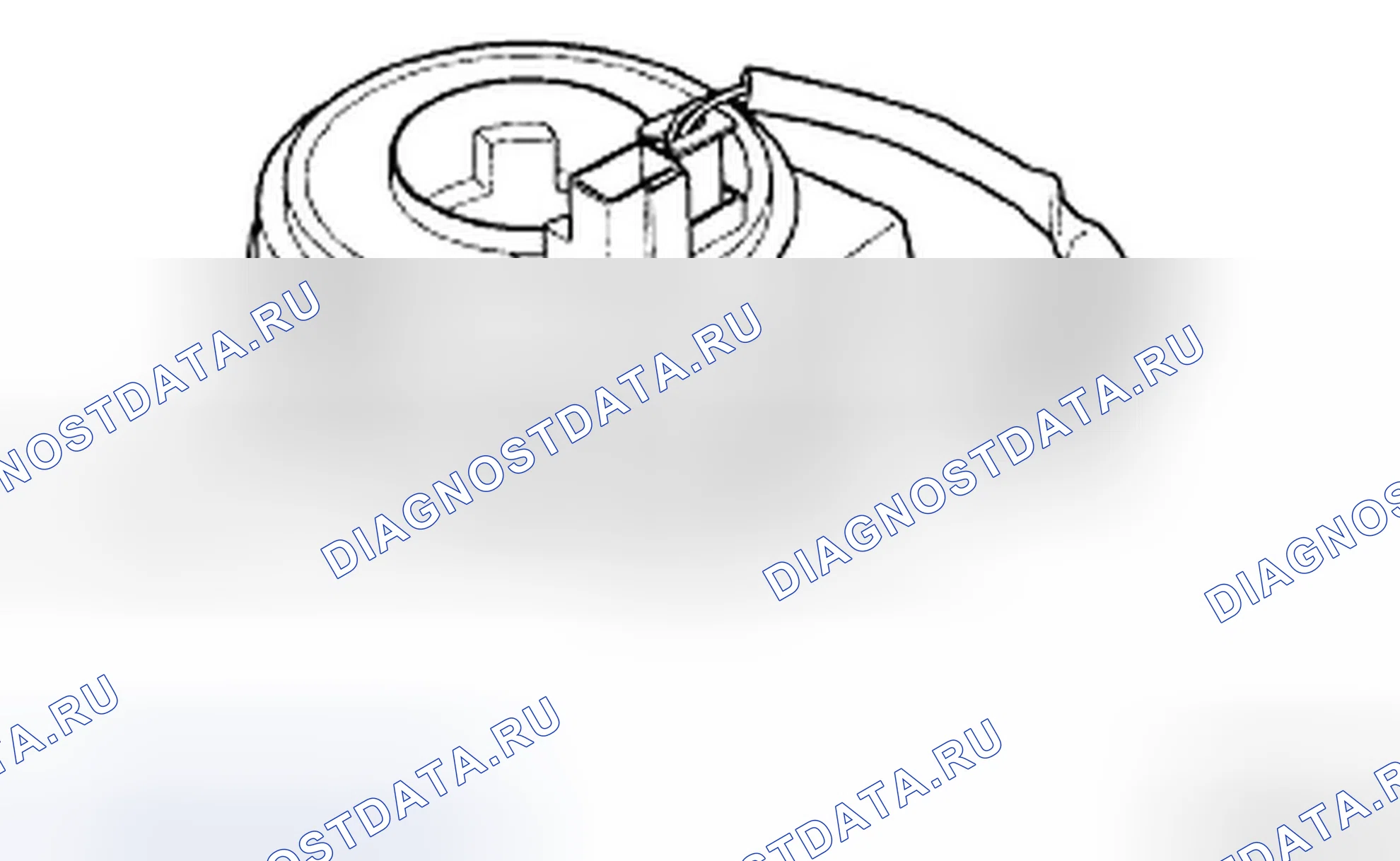 Рис. 167: ЗАВОДНАЯ ПРУЖИНА. Hyundai Azera I