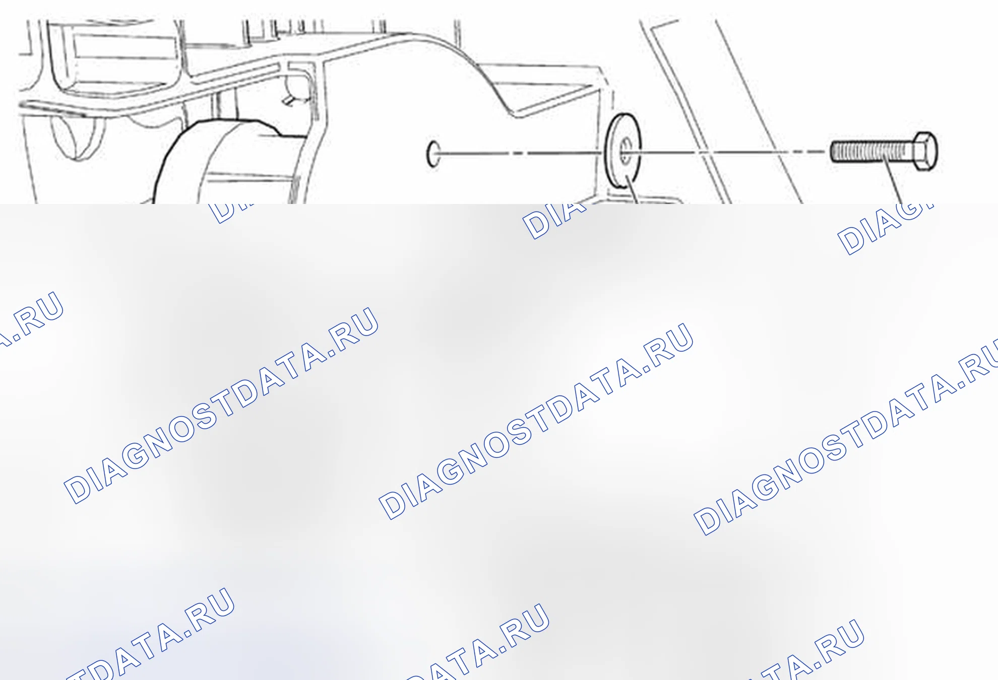 Рис. 9: Замена датчика положения педали тормоза. Chevrolet Orlando I