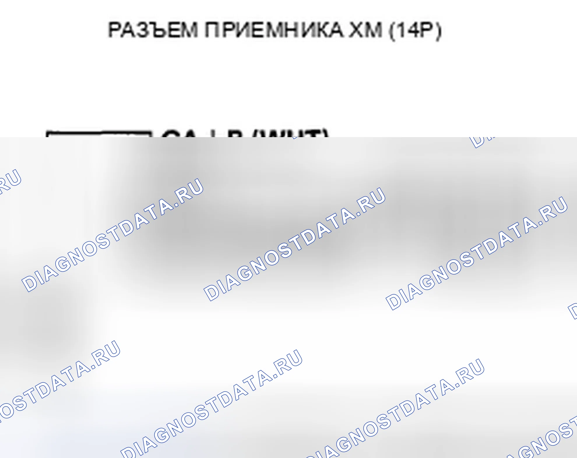 Рис. 463: Радиодисплей Xm пуст и информация о станции не отображается. Honda Crosstour I