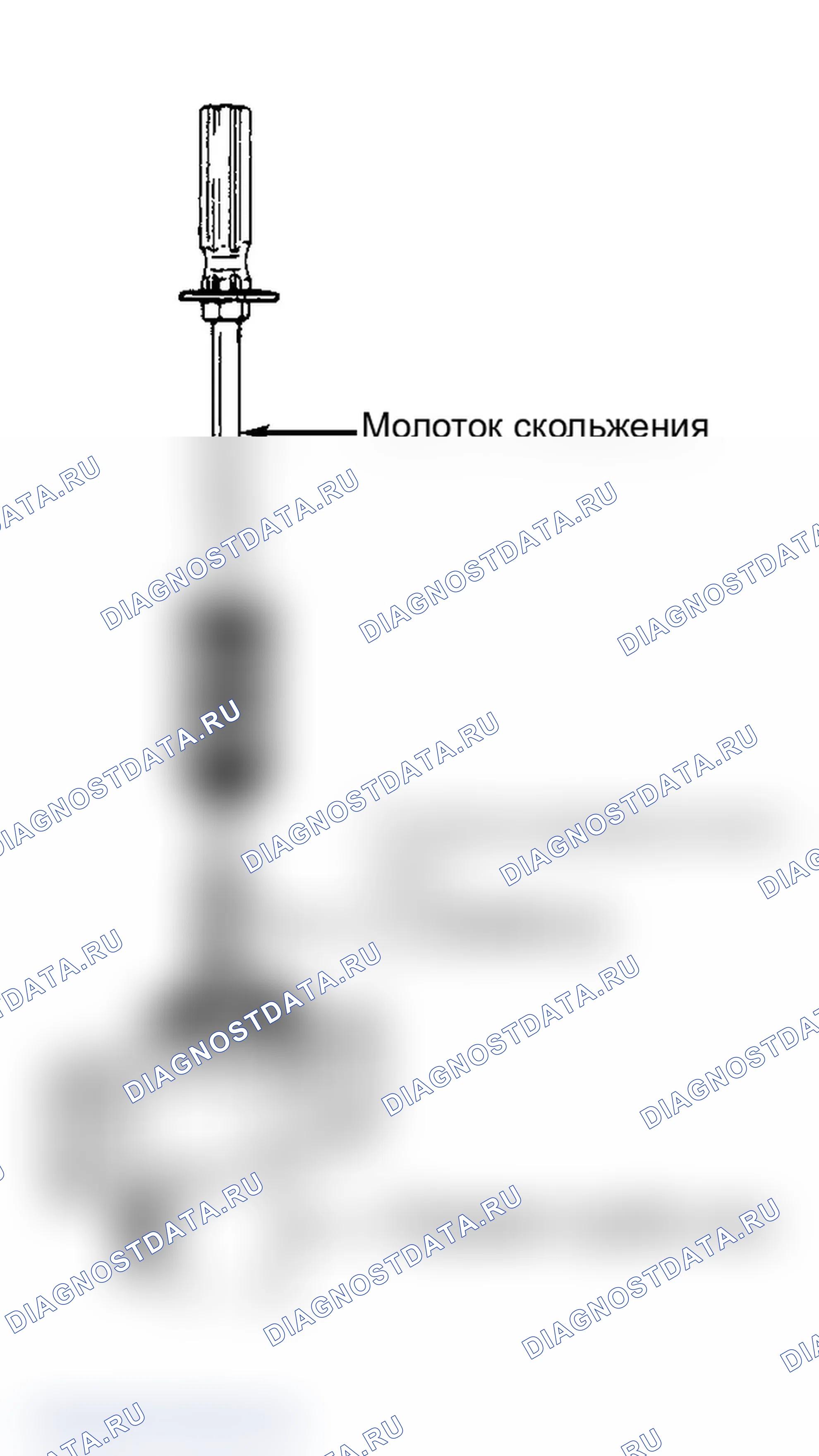 Рис. 2: Демонтаж. Oldsmobile Bravada I