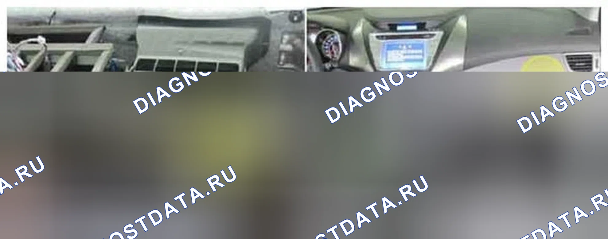 Рис. 100: Расположение компонентов. Hyundai Elantra V