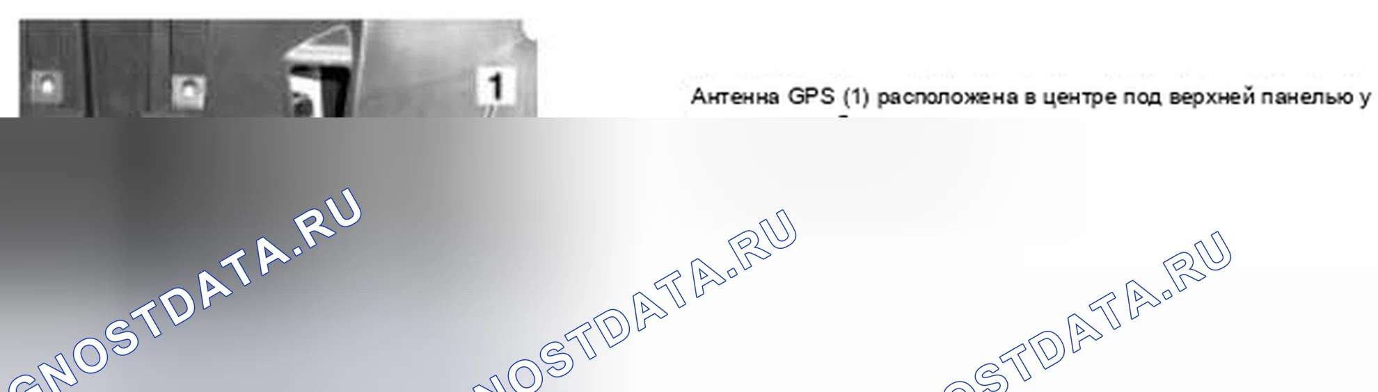 Рис. 18: Антенна GPS. MINI Cooper S I