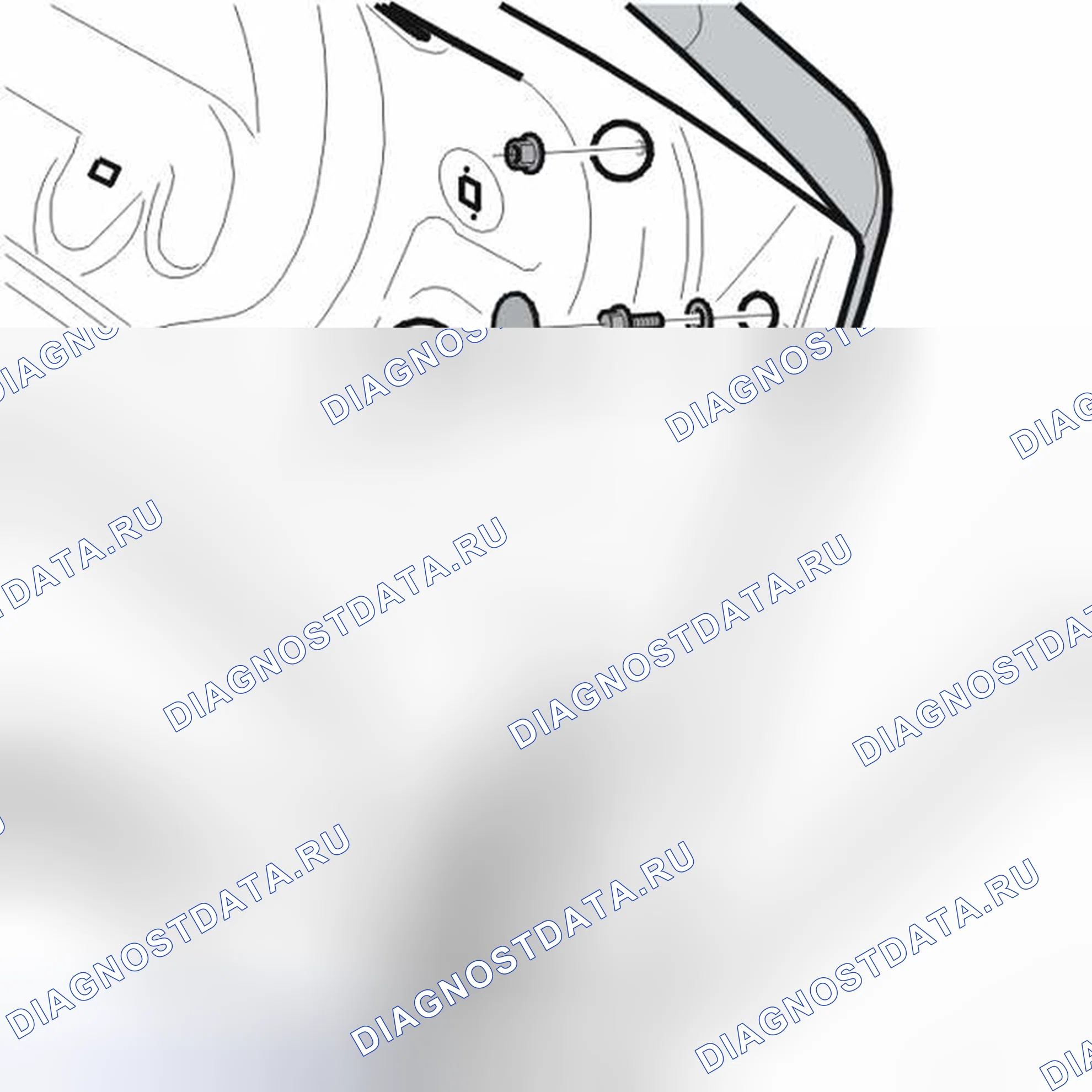 Рис. 16: СНЯТИЕ СПОЙЛЕРА. Volvo S40 II