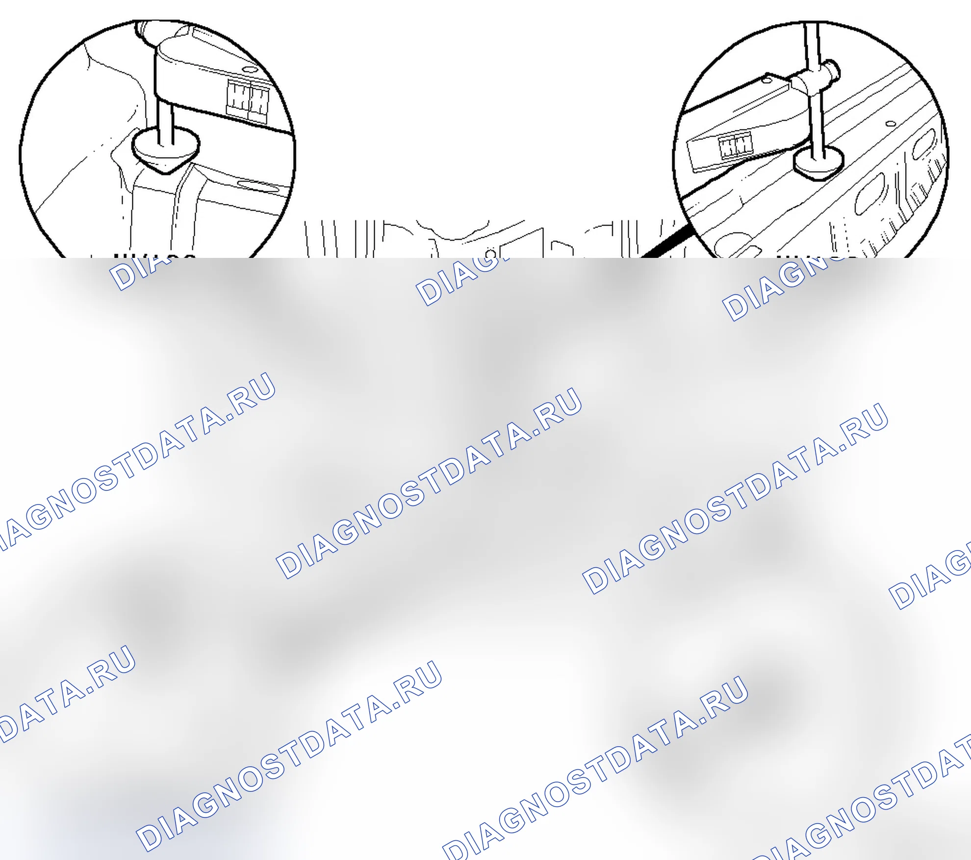 Схема обмера кузова. Opel Zafira B