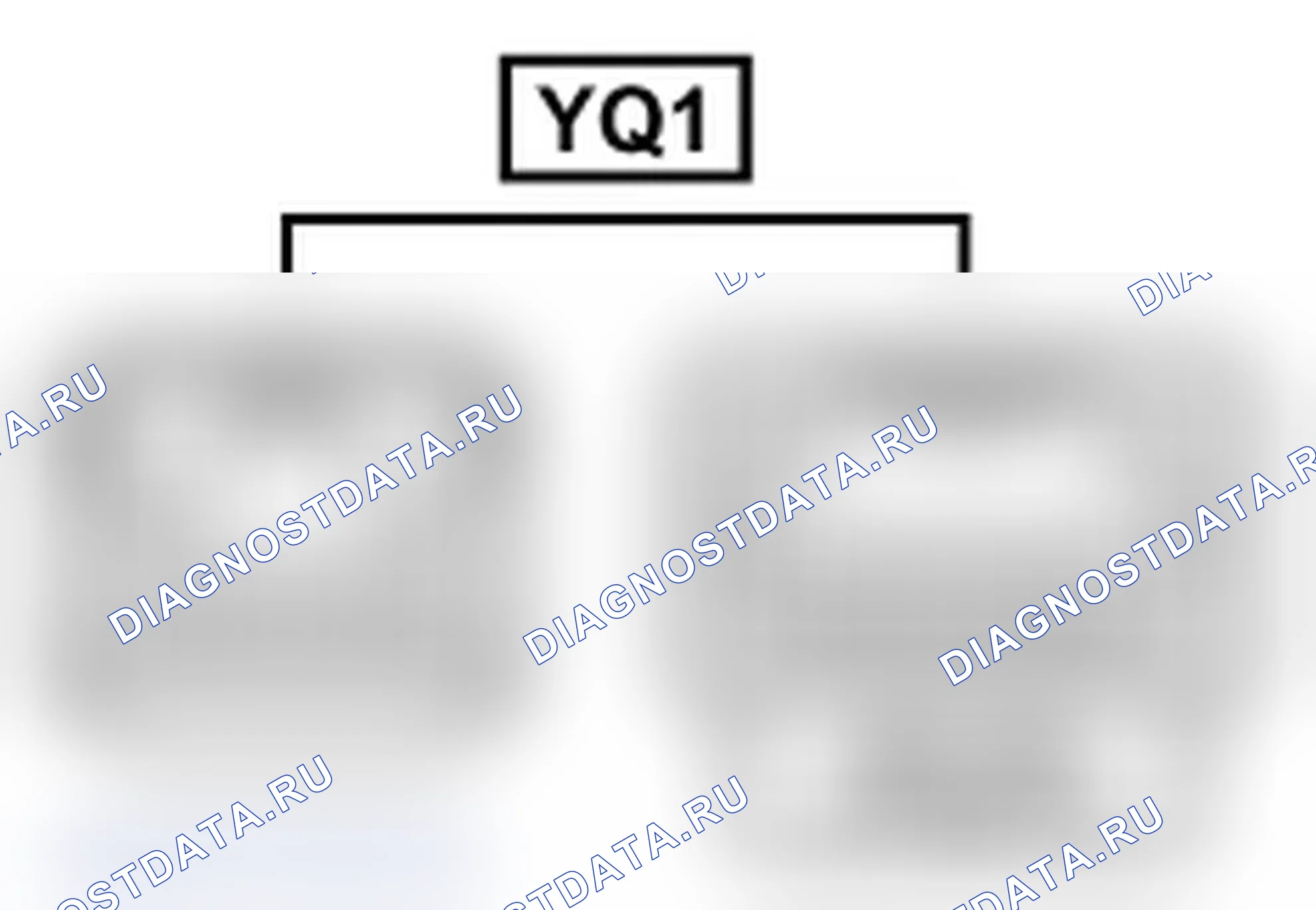 Рис. 581: Вид с торца линейного соединителя (YQ1). Lexus IS F I