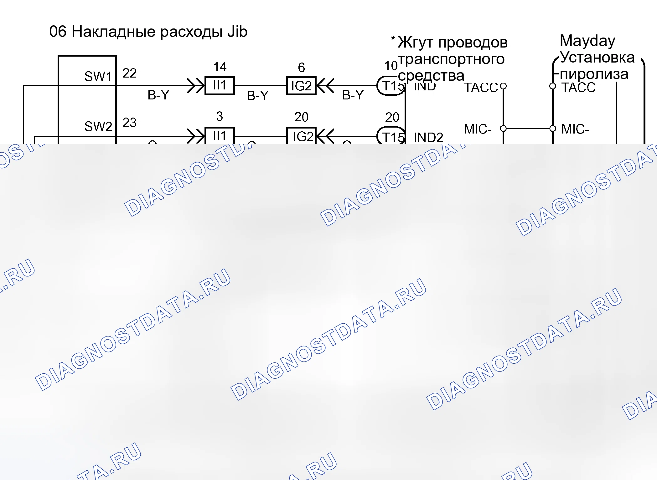 Рис. 135: электросхема. Honda Accord II
